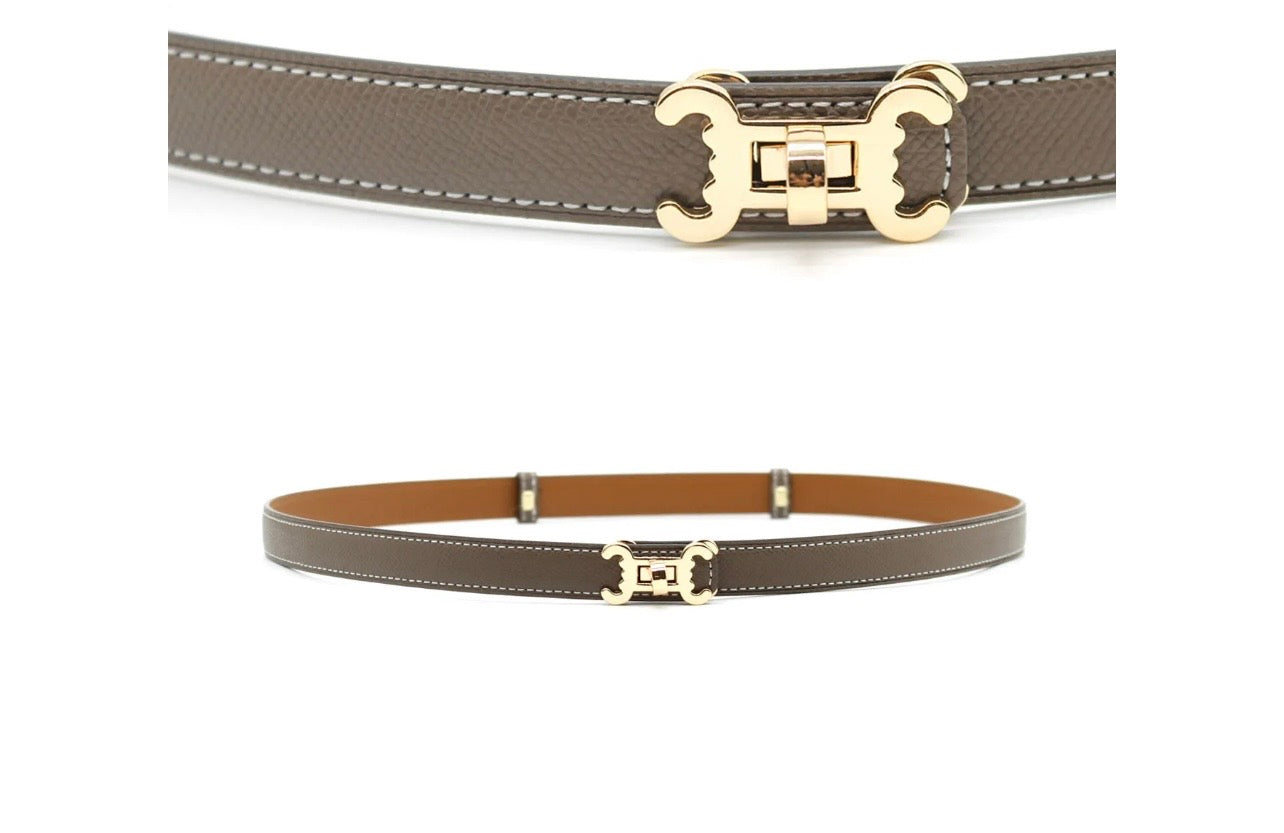 COLLECTION C BY BELLEROSIE BELT TAUPE