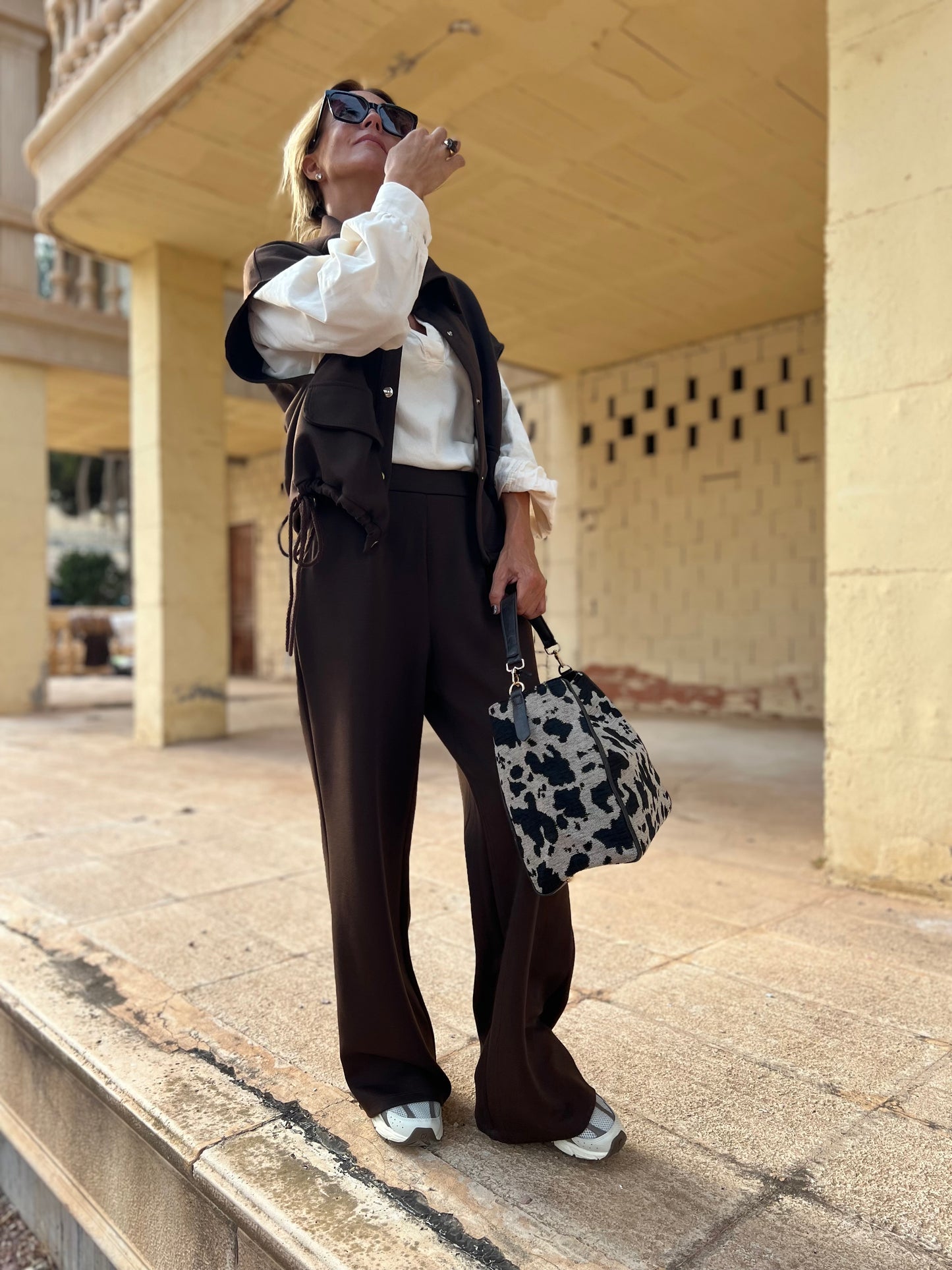 NELLY GILET BROWN