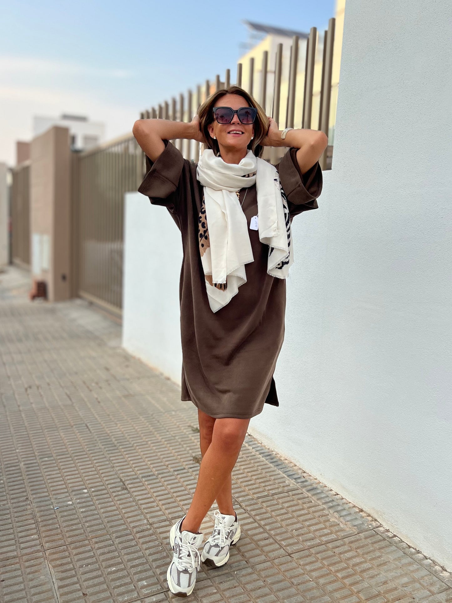 URBAN SOFTY MOCHA MIST DRESS