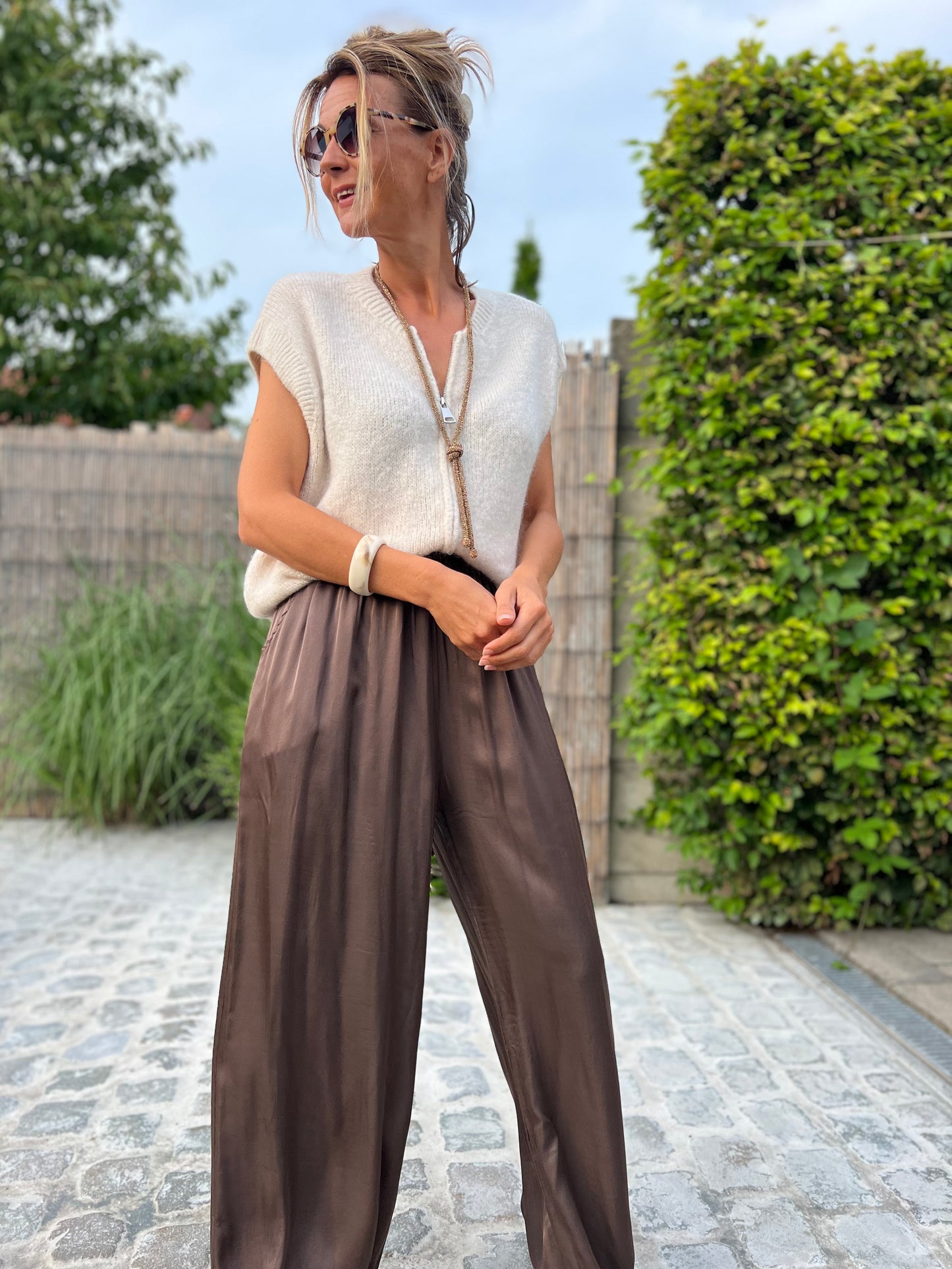 ALLICE KNITVEST MET RITS