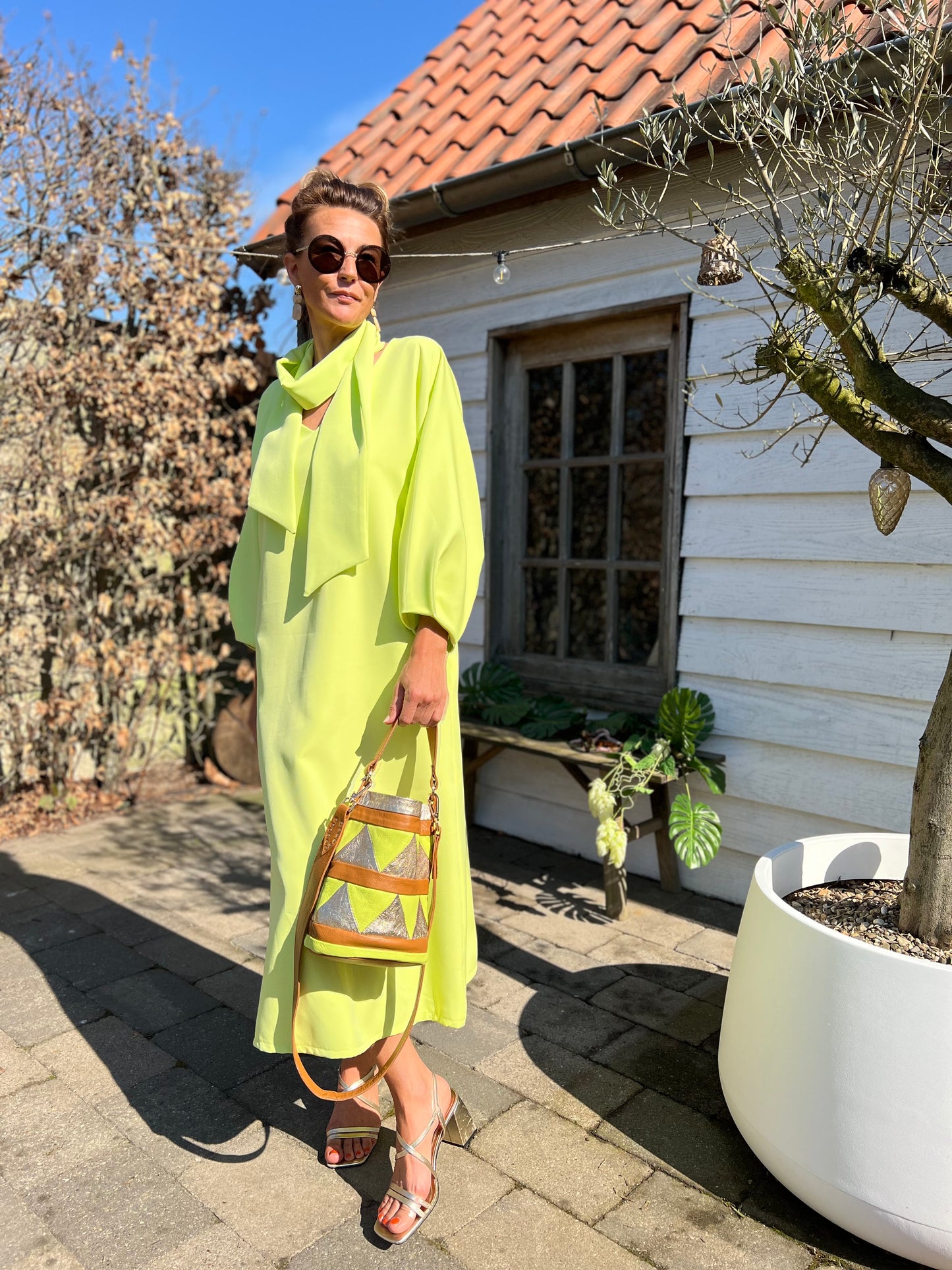 LIME GLOW DRESS