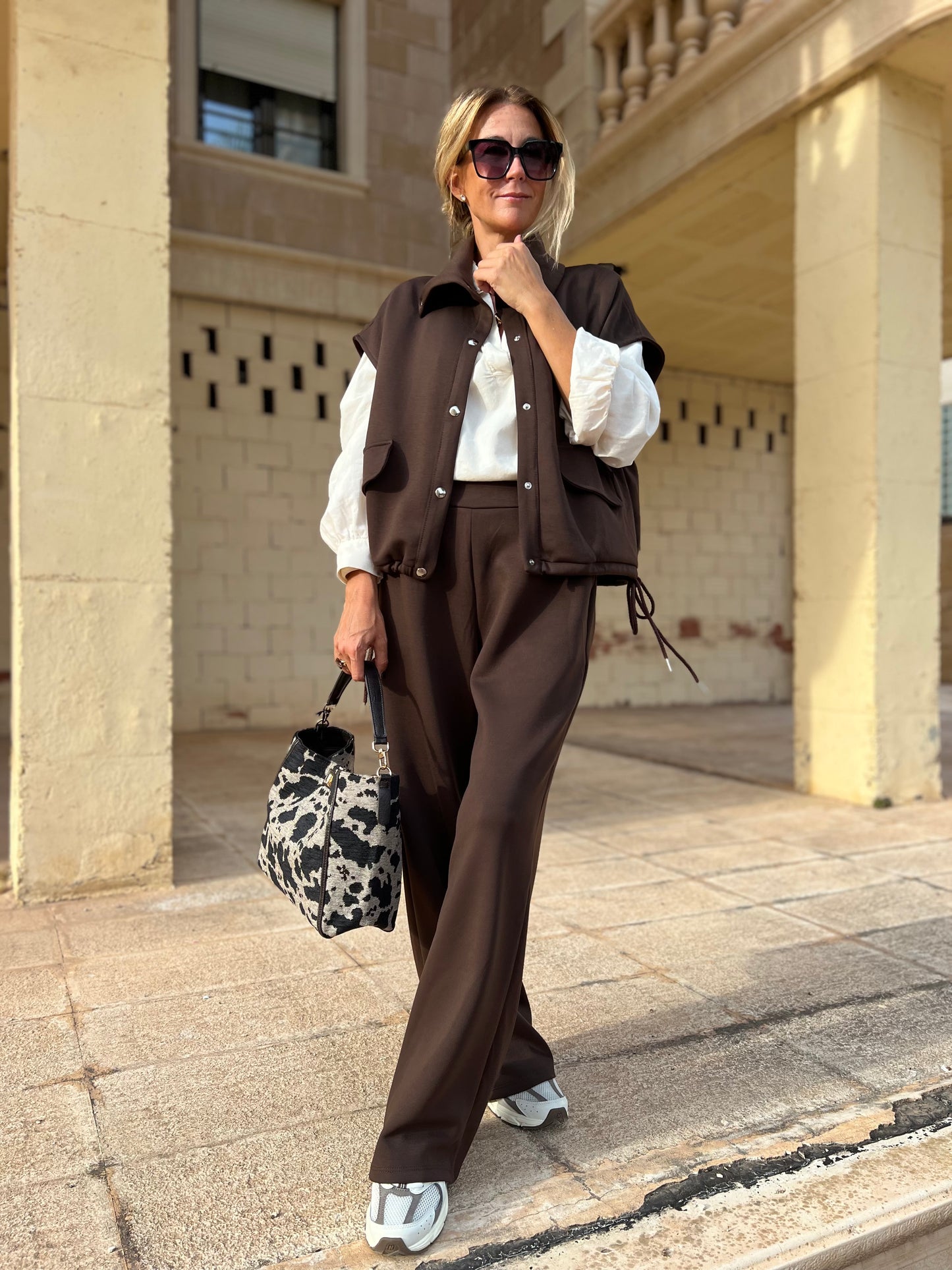 NELLY GILET BROWN