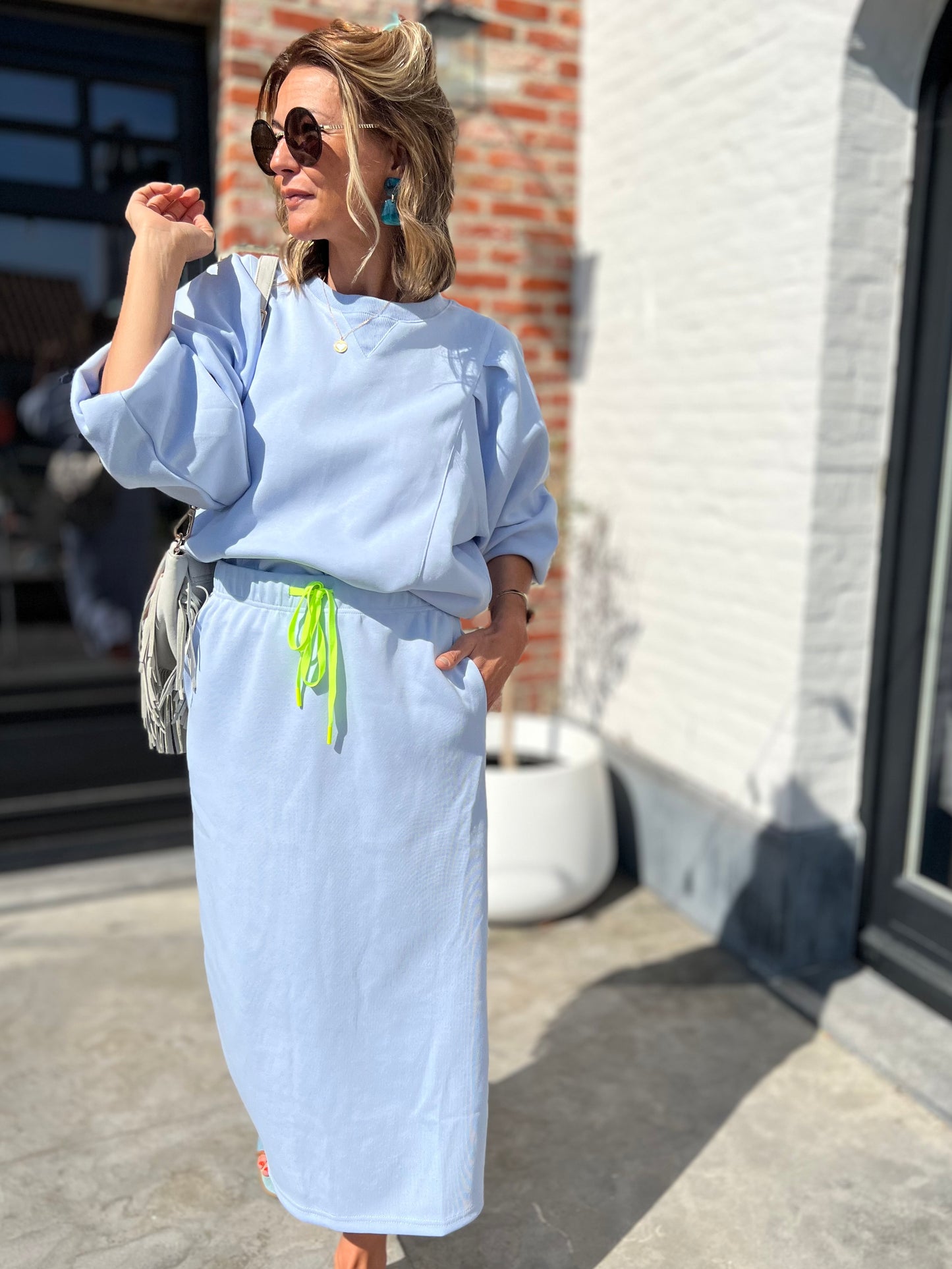 LUZ SWEATER SOFT BLUE