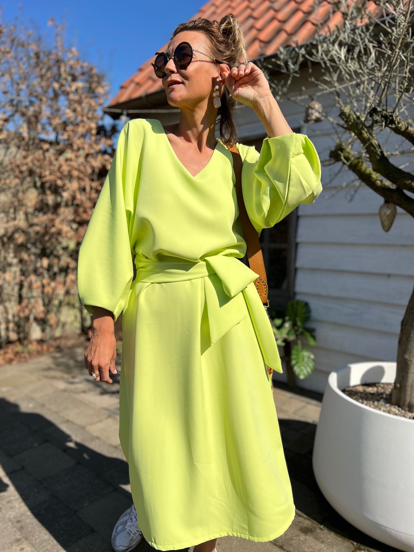 LIME GLOW DRESS