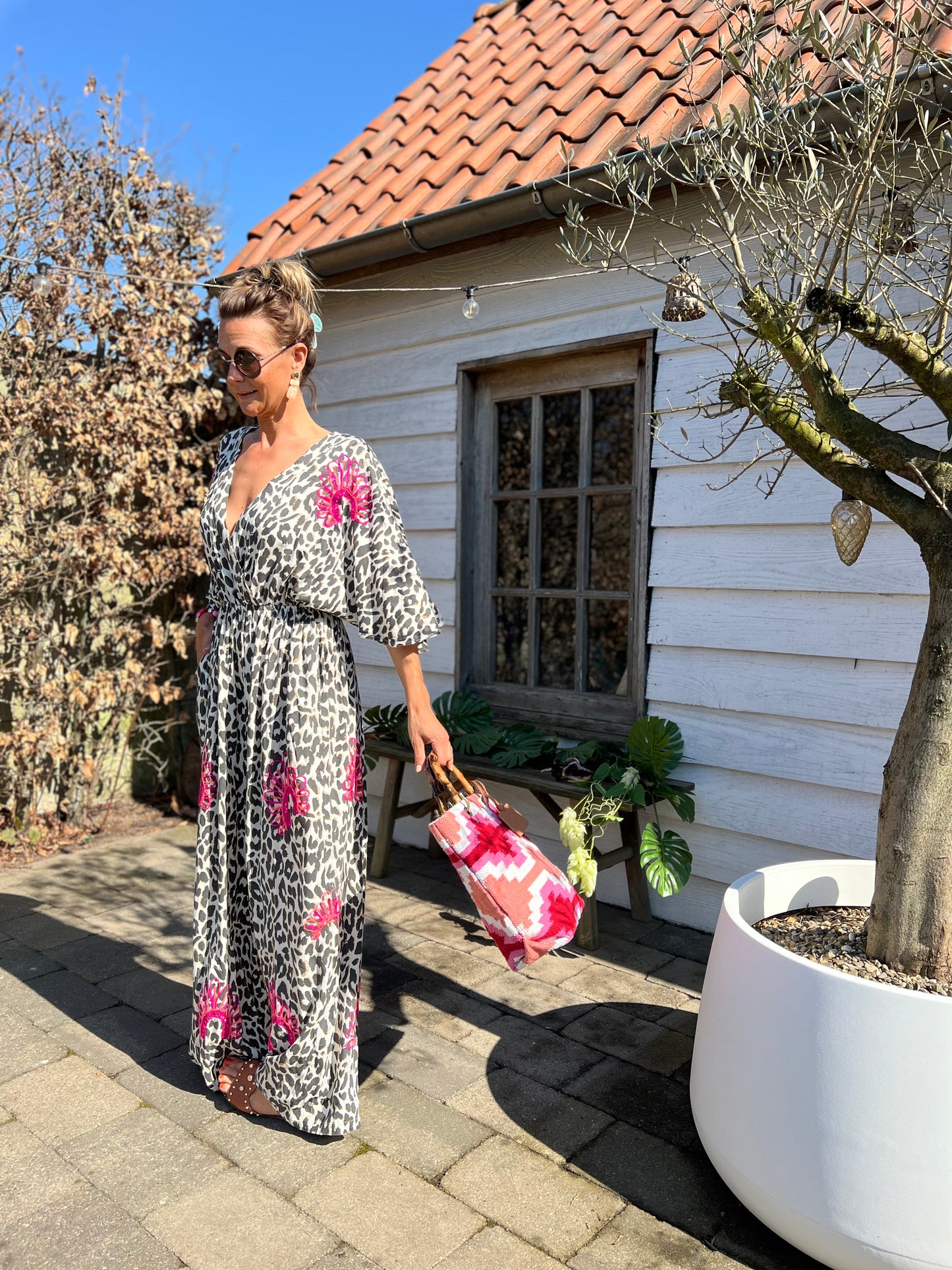 MILLIE LÉOPARD WIDE JUMPSUIT