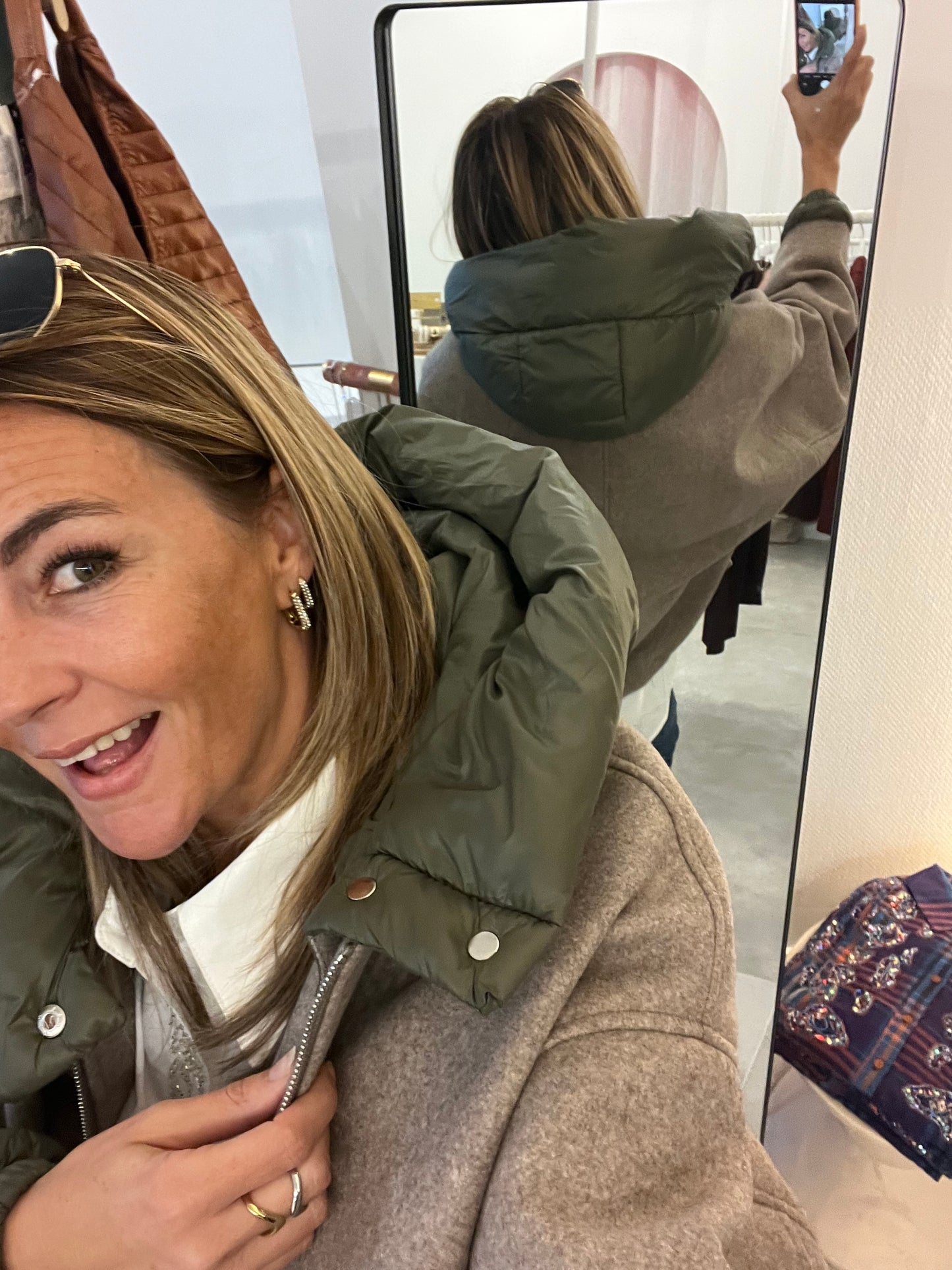 JACKY JACKET TAUPE laatste SM