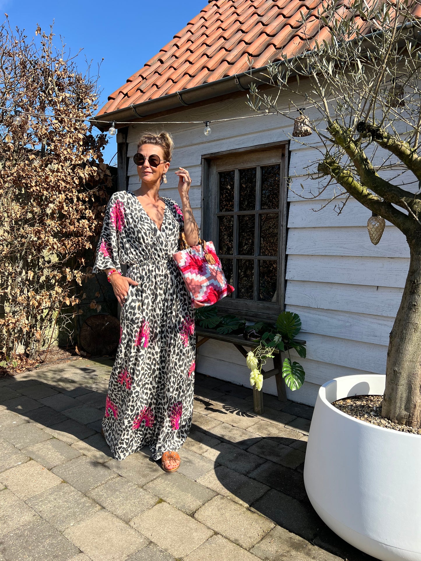 MILLIE LÉOPARD WIDE JUMPSUIT