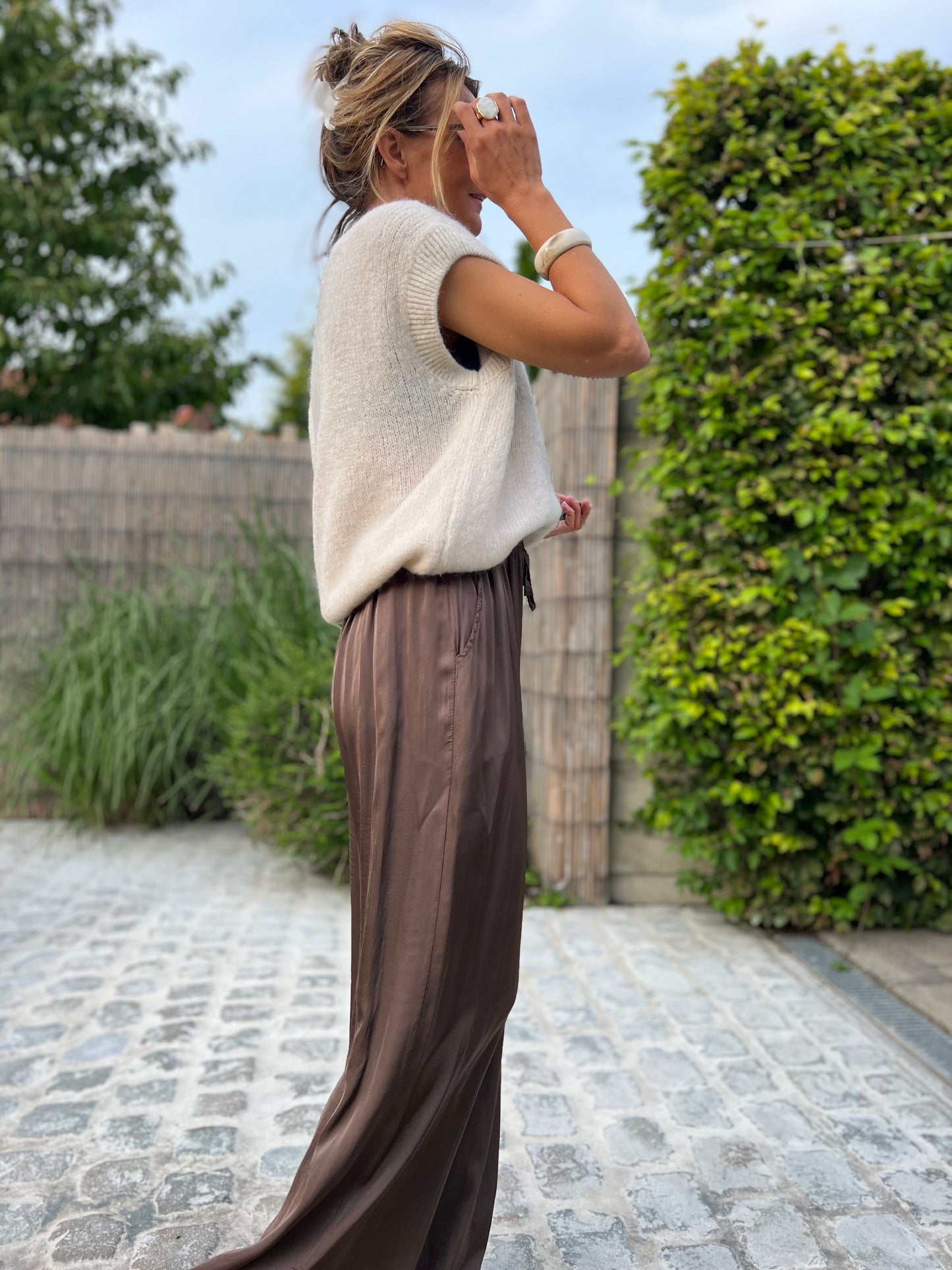 ALLICE KNITVEST MET RITS