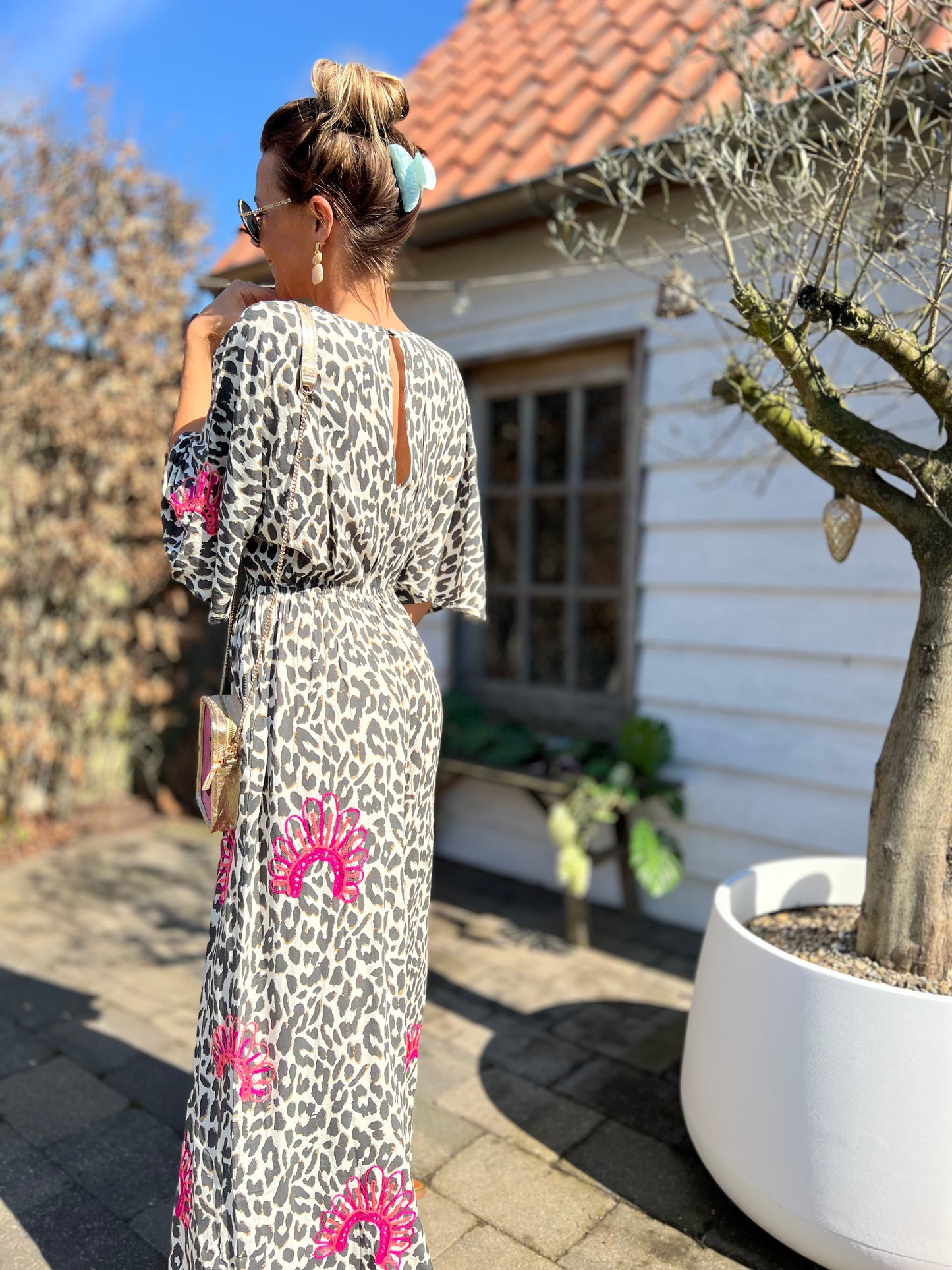 MILLIE LÉOPARD WIDE JUMPSUIT