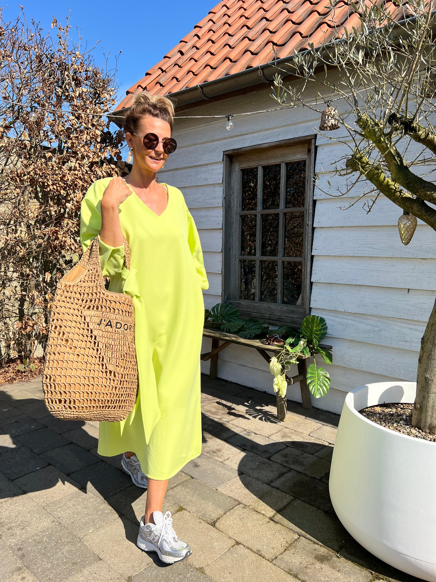 LIME GLOW DRESS