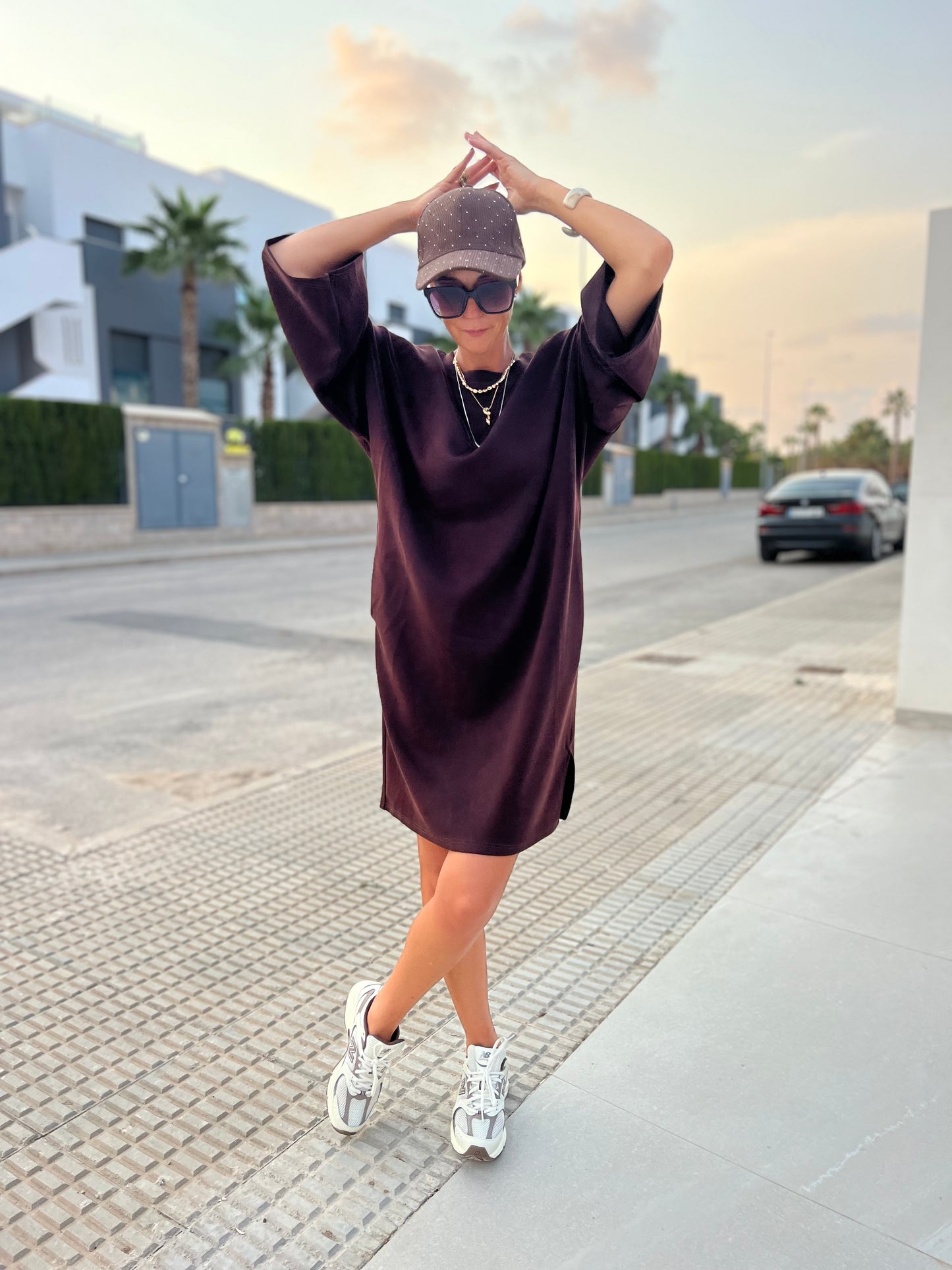 URBAN SOFTY ESPRESSO DRESS