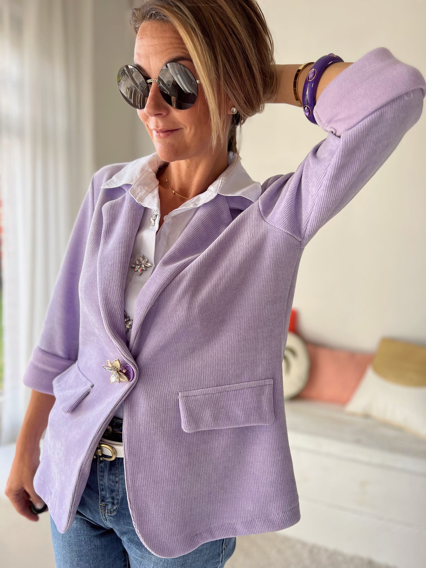 ELIN BLAZER THE LILA