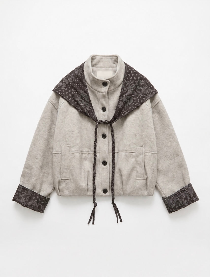 NORLEY WOOL JACKET BANDANA