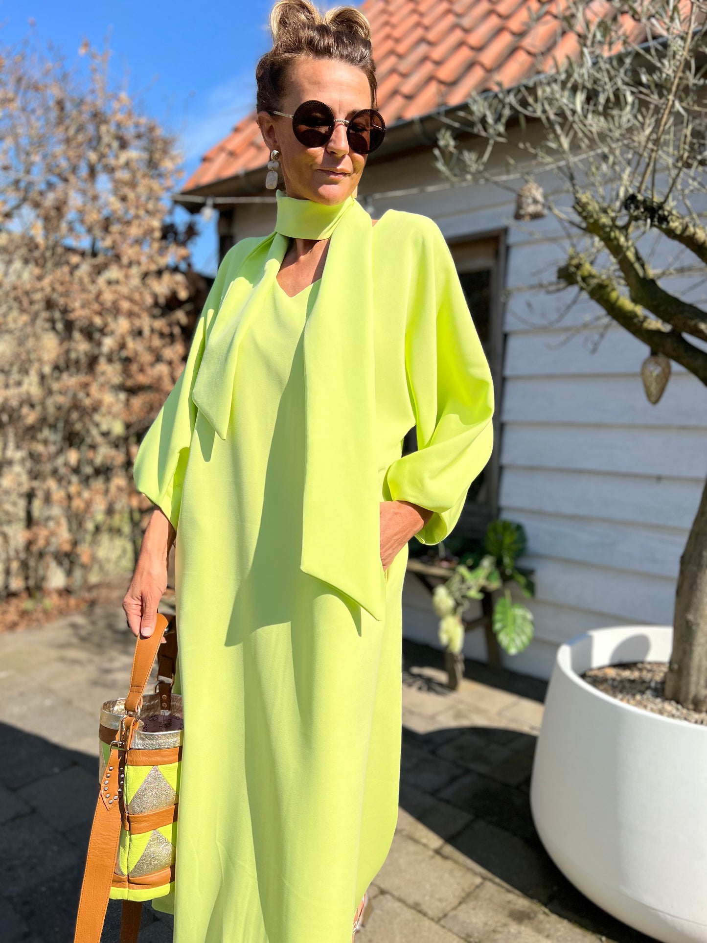 LIME GLOW DRESS