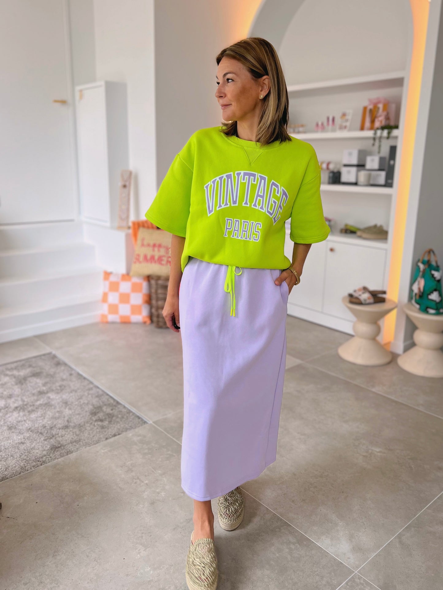 LUZ SKIRT SOFT LILA