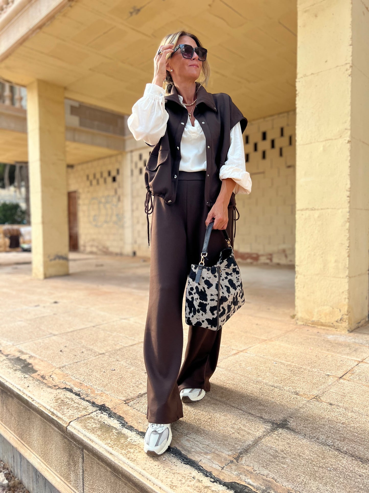 NELLY GILET BROWN