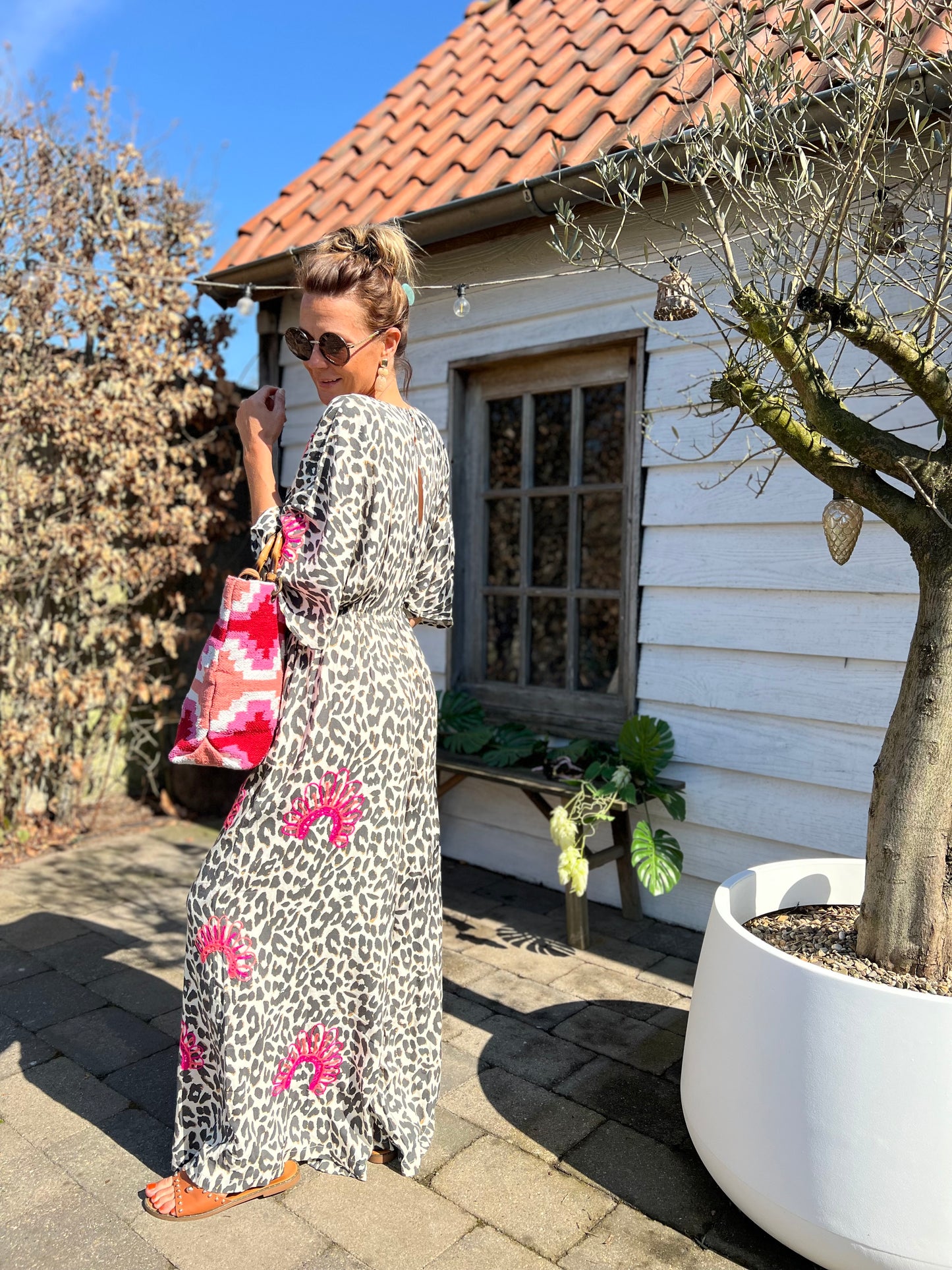 MILLIE LÉOPARD WIDE JUMPSUIT