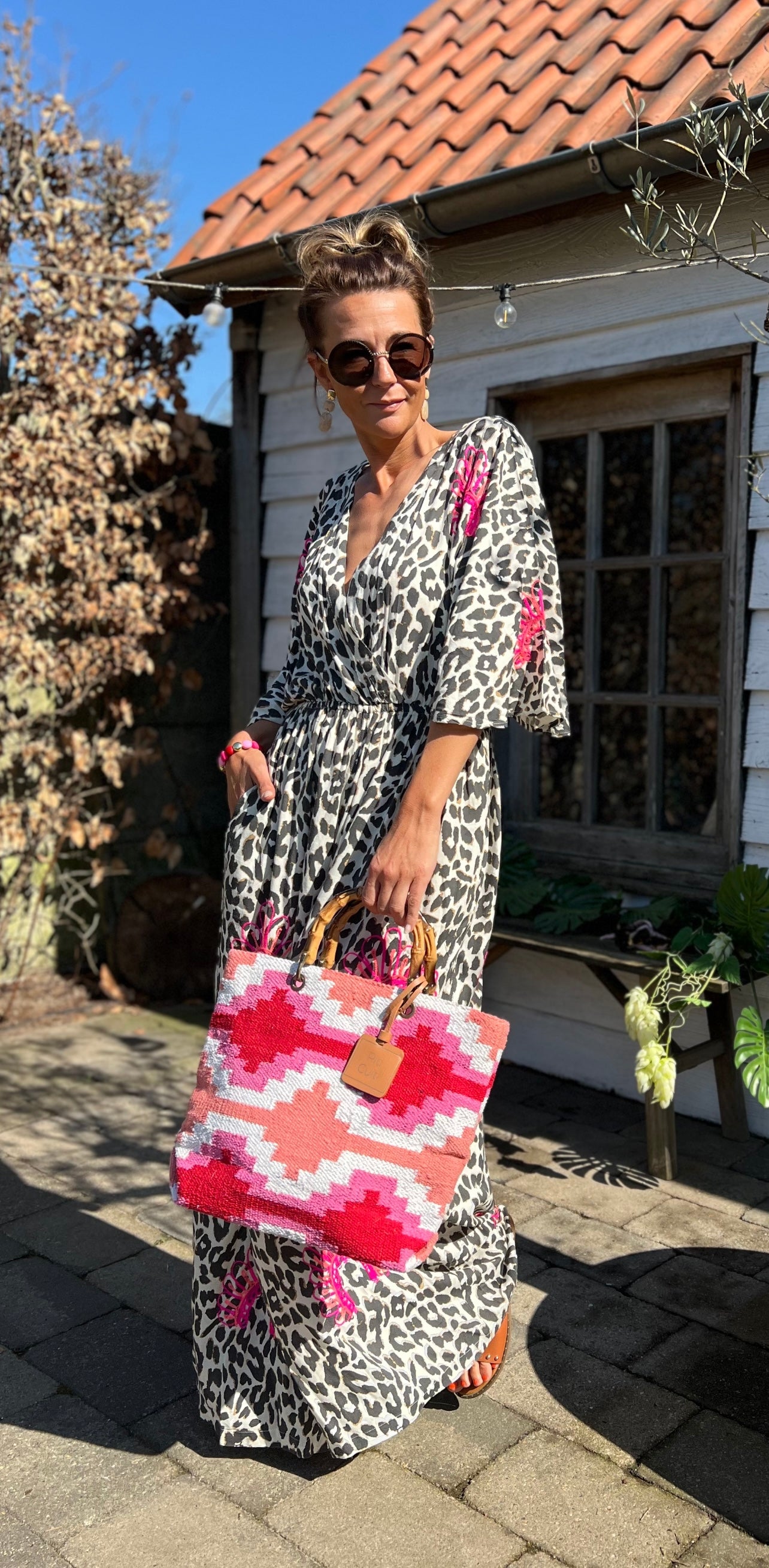 MILLIE LÉOPARD WIDE JUMPSUIT