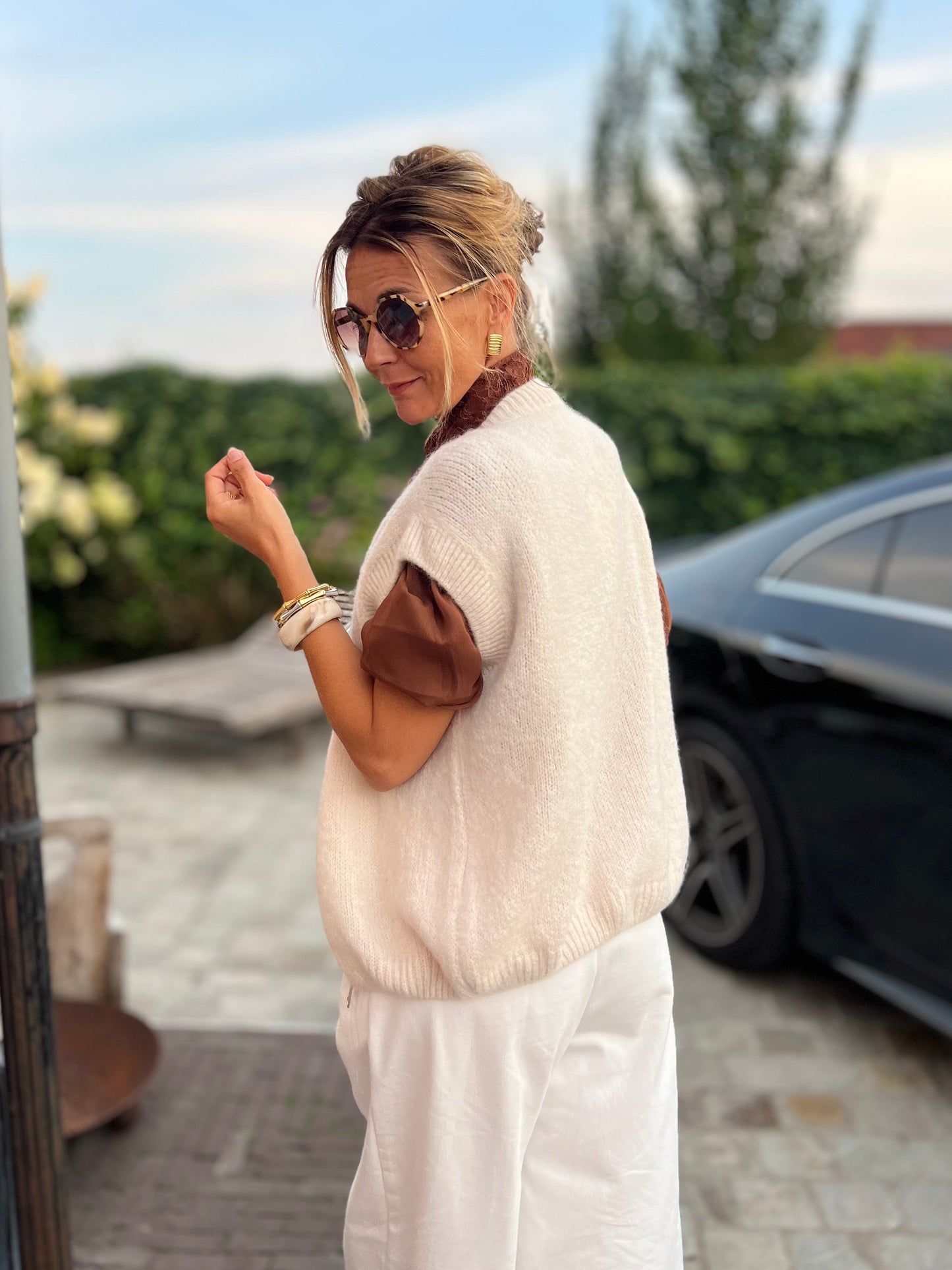ALLICE KNITVEST MET RITS