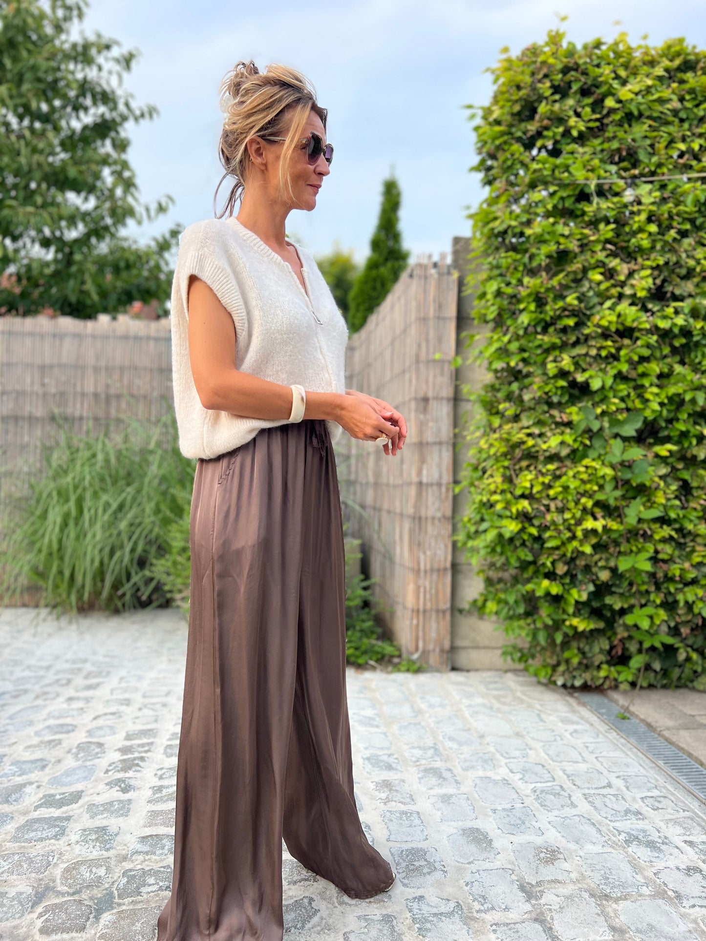 ALLICE KNITVEST MET RITS