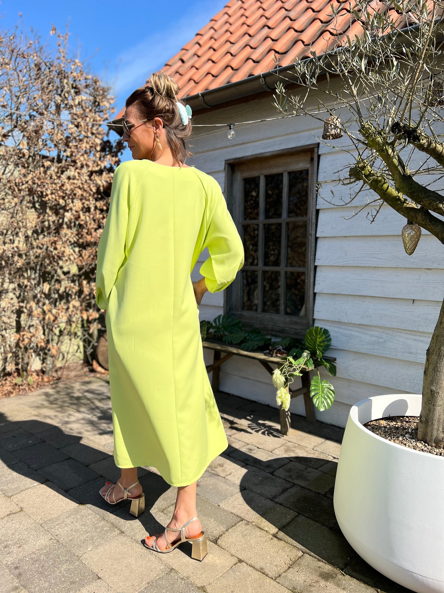 LIME GLOW DRESS