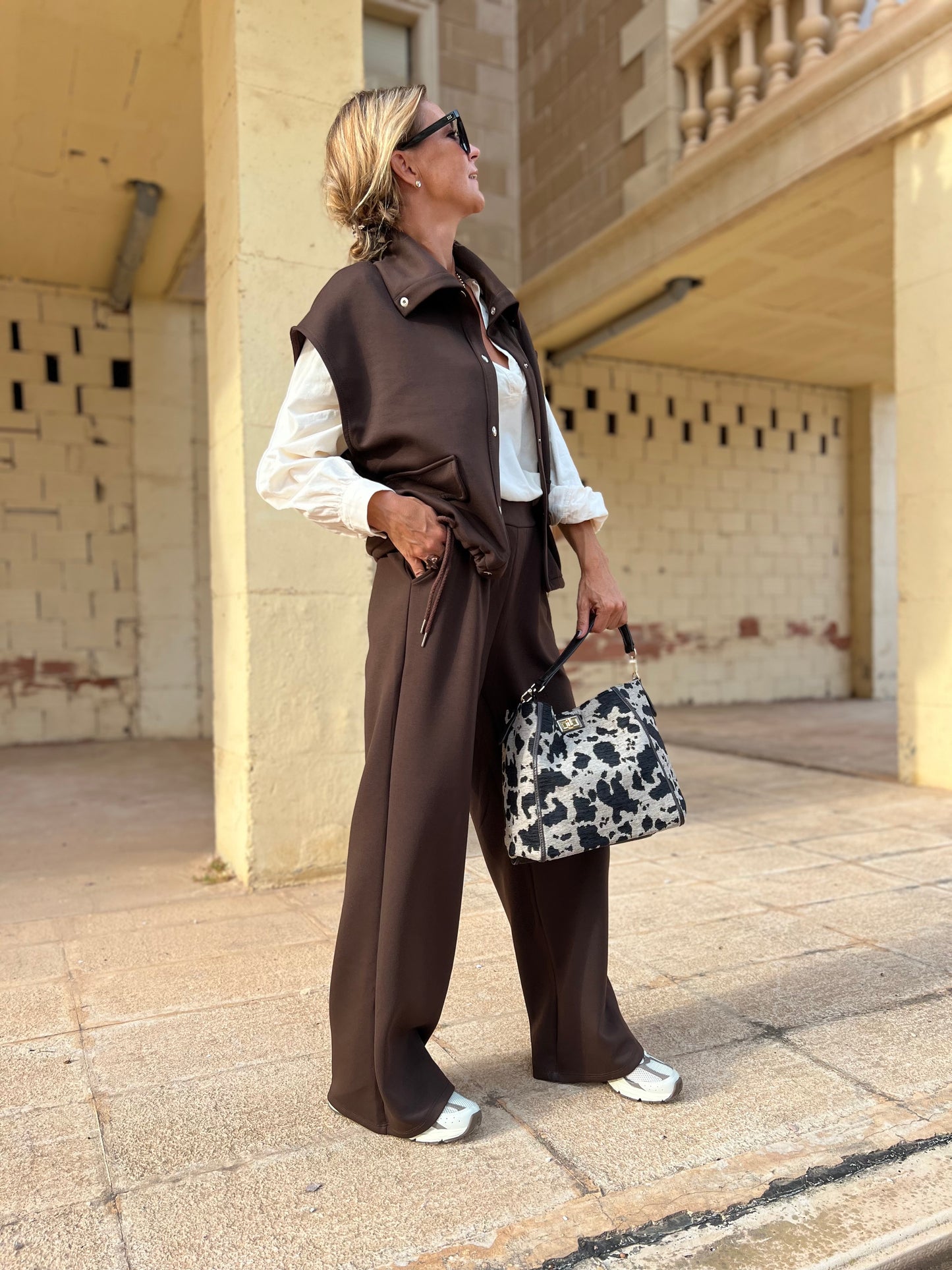 NELLY GILET BROWN
