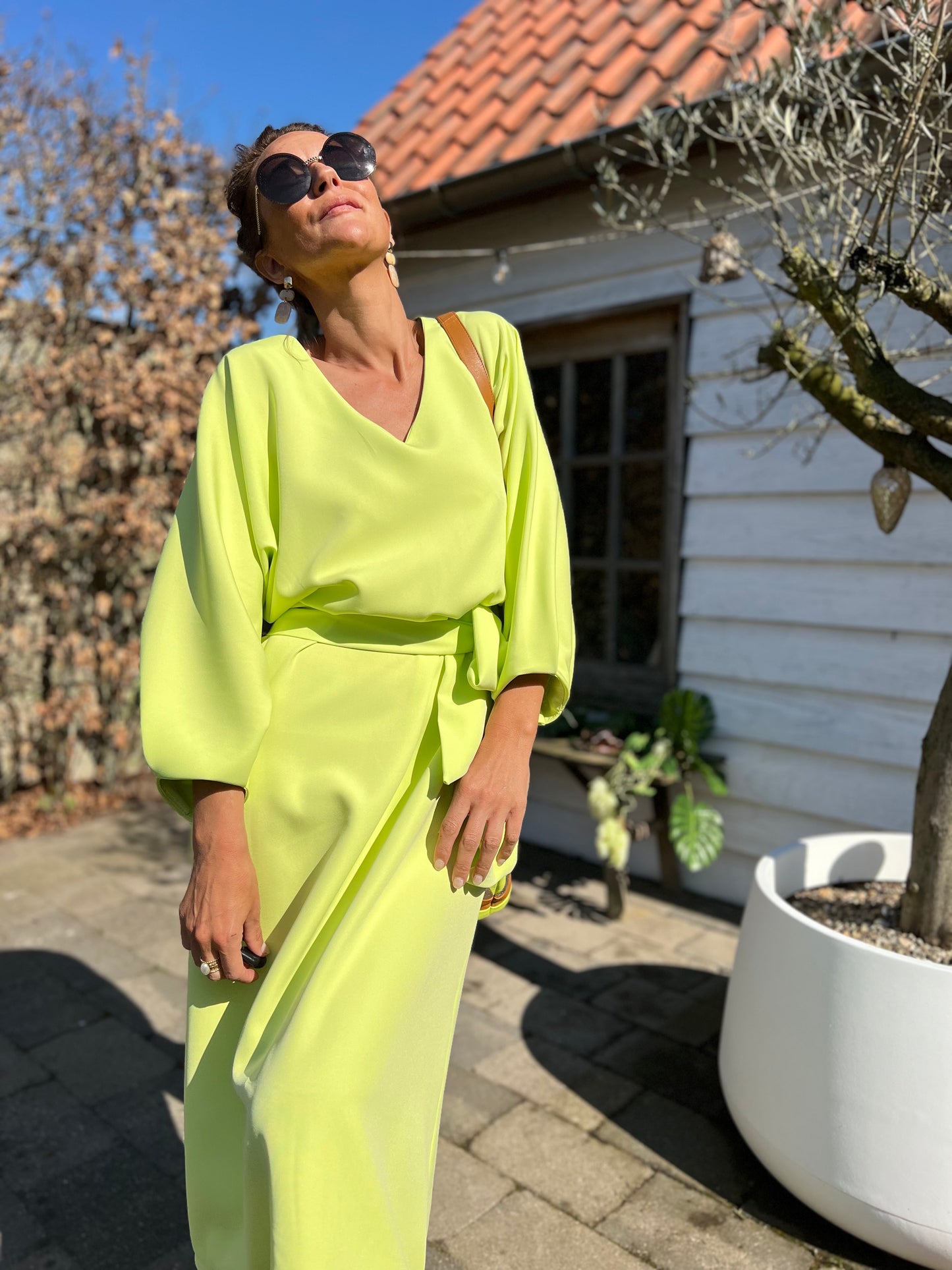 LIME GLOW DRESS