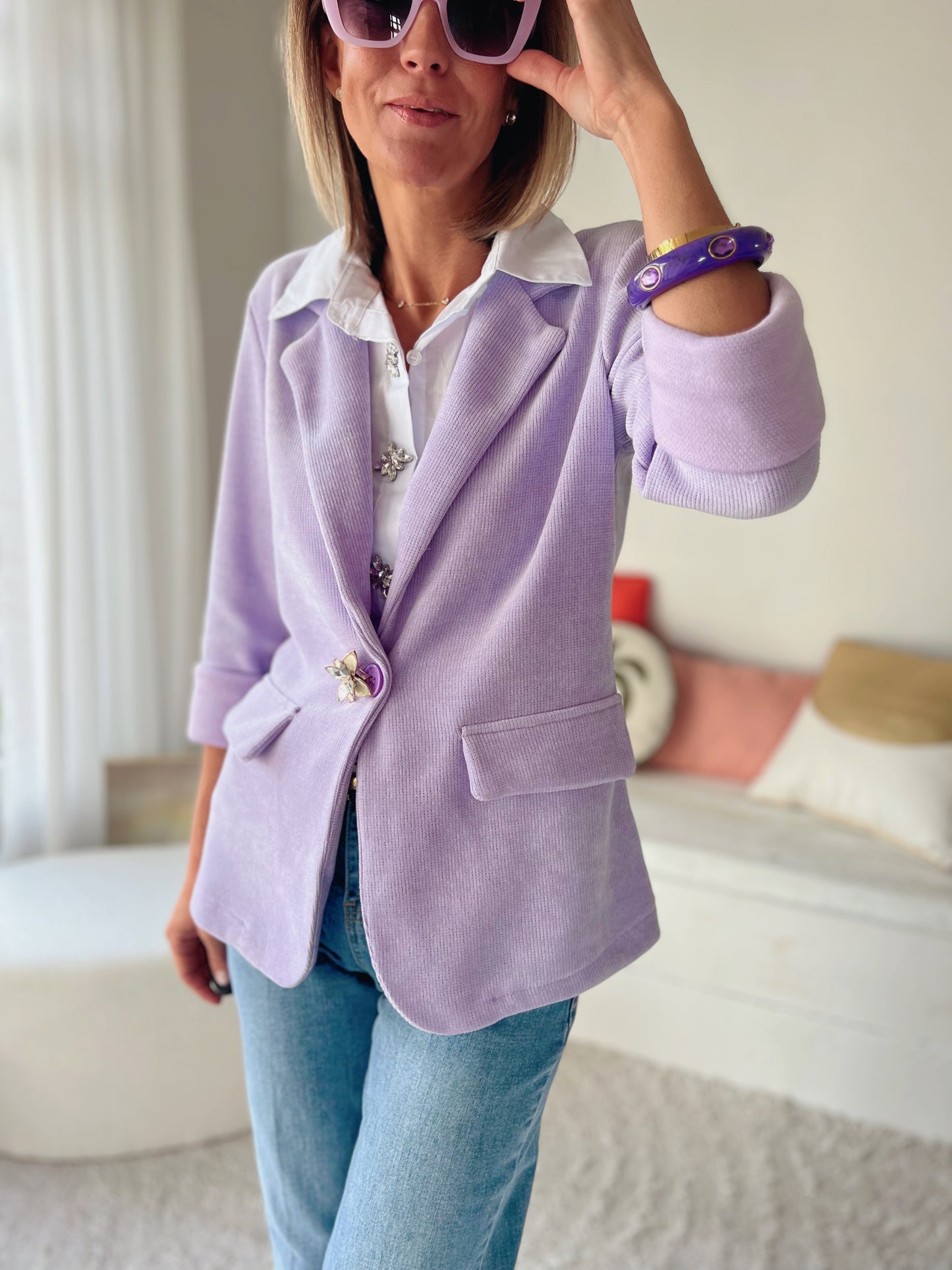 ELIN BLAZER THE LILA