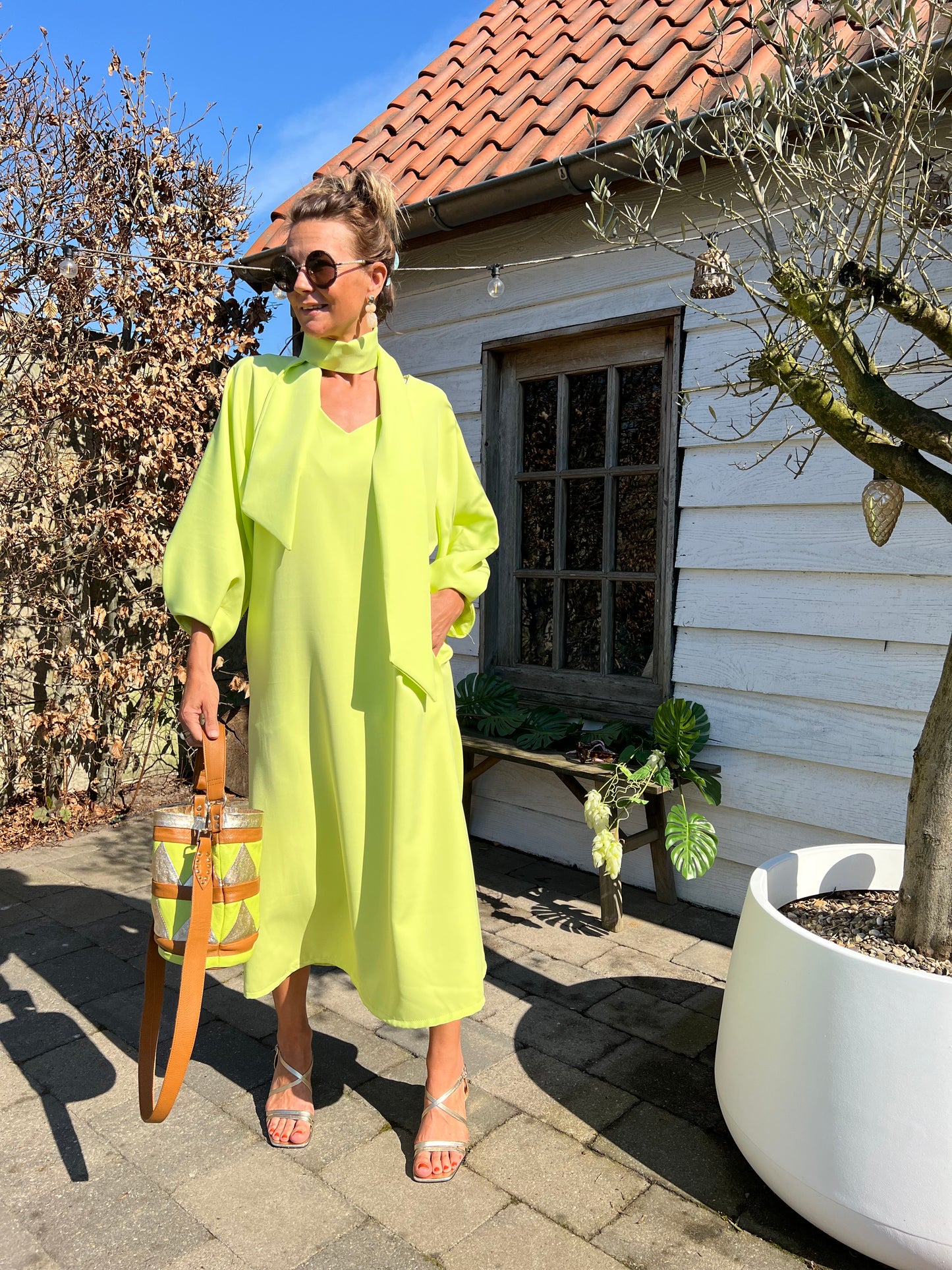 LIME GLOW DRESS