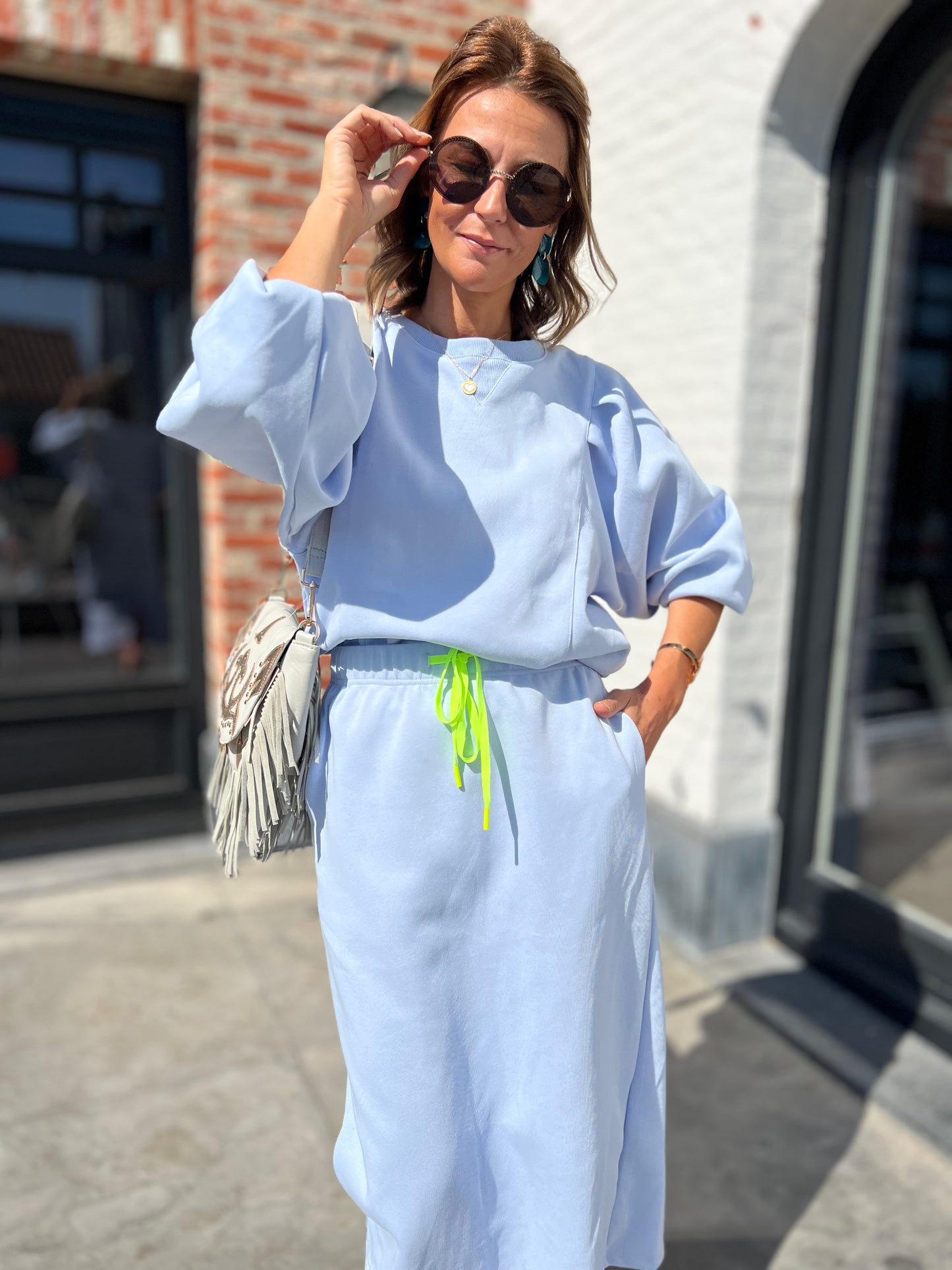 LUZ SWEATER SOFT BLUE