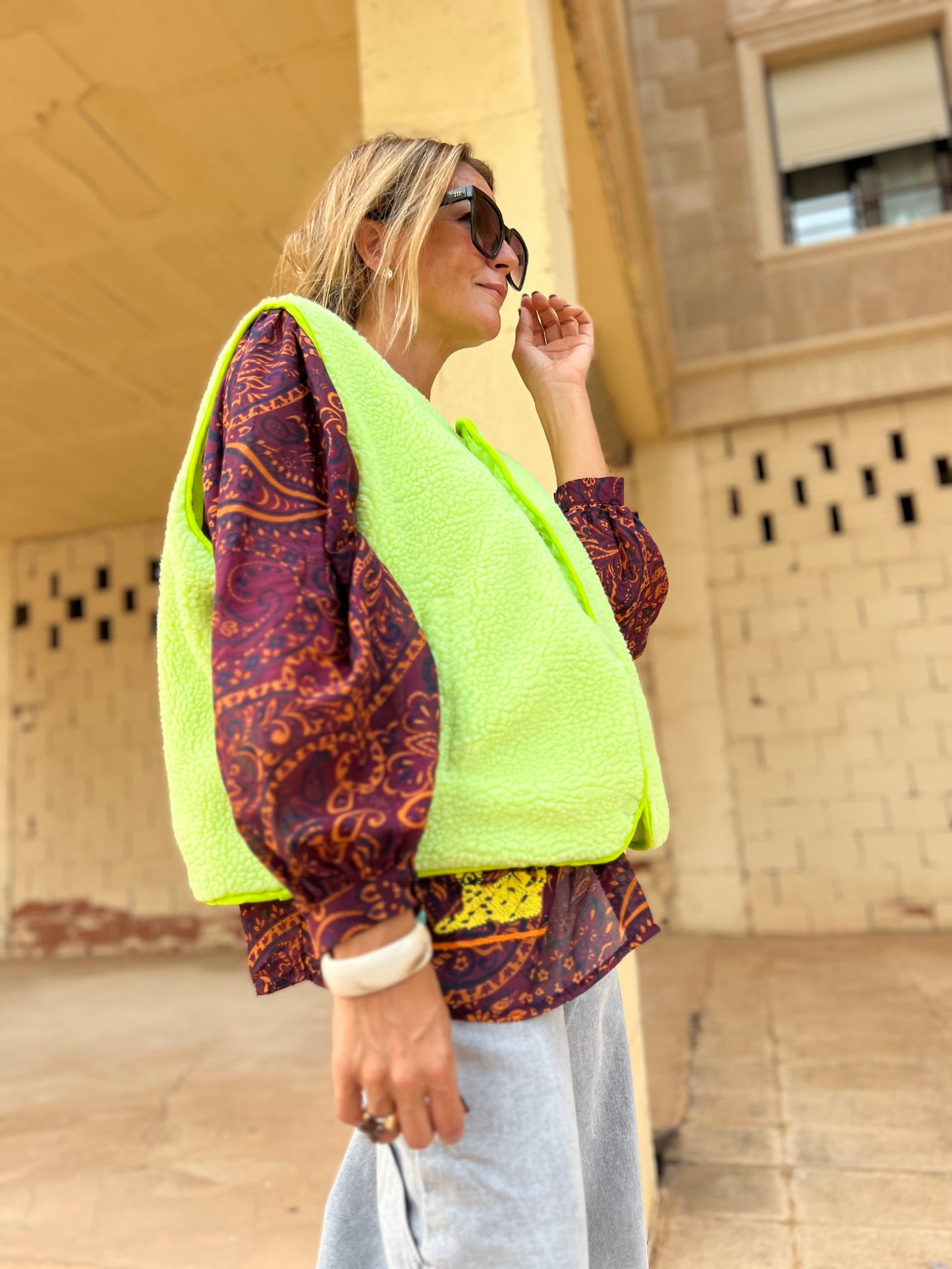 GILET FLUO GREEN