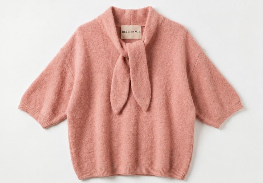 MAISY ANGORA PULL OLD PINK