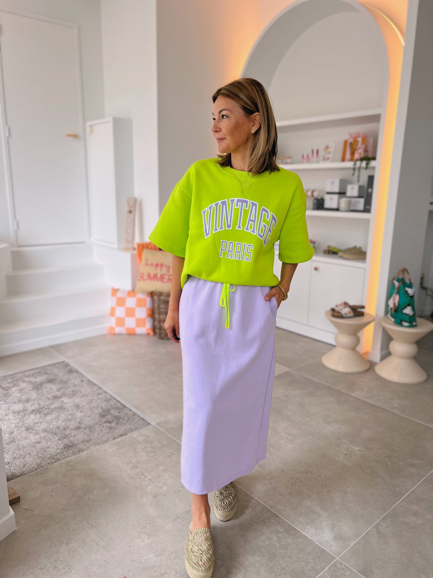 LUZ SKIRT SOFT LILA