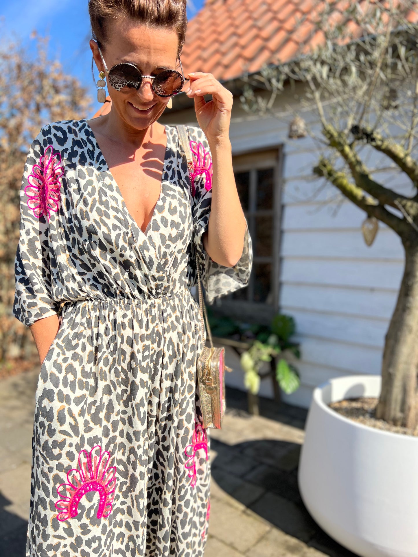 MILLIE LÉOPARD WIDE JUMPSUIT