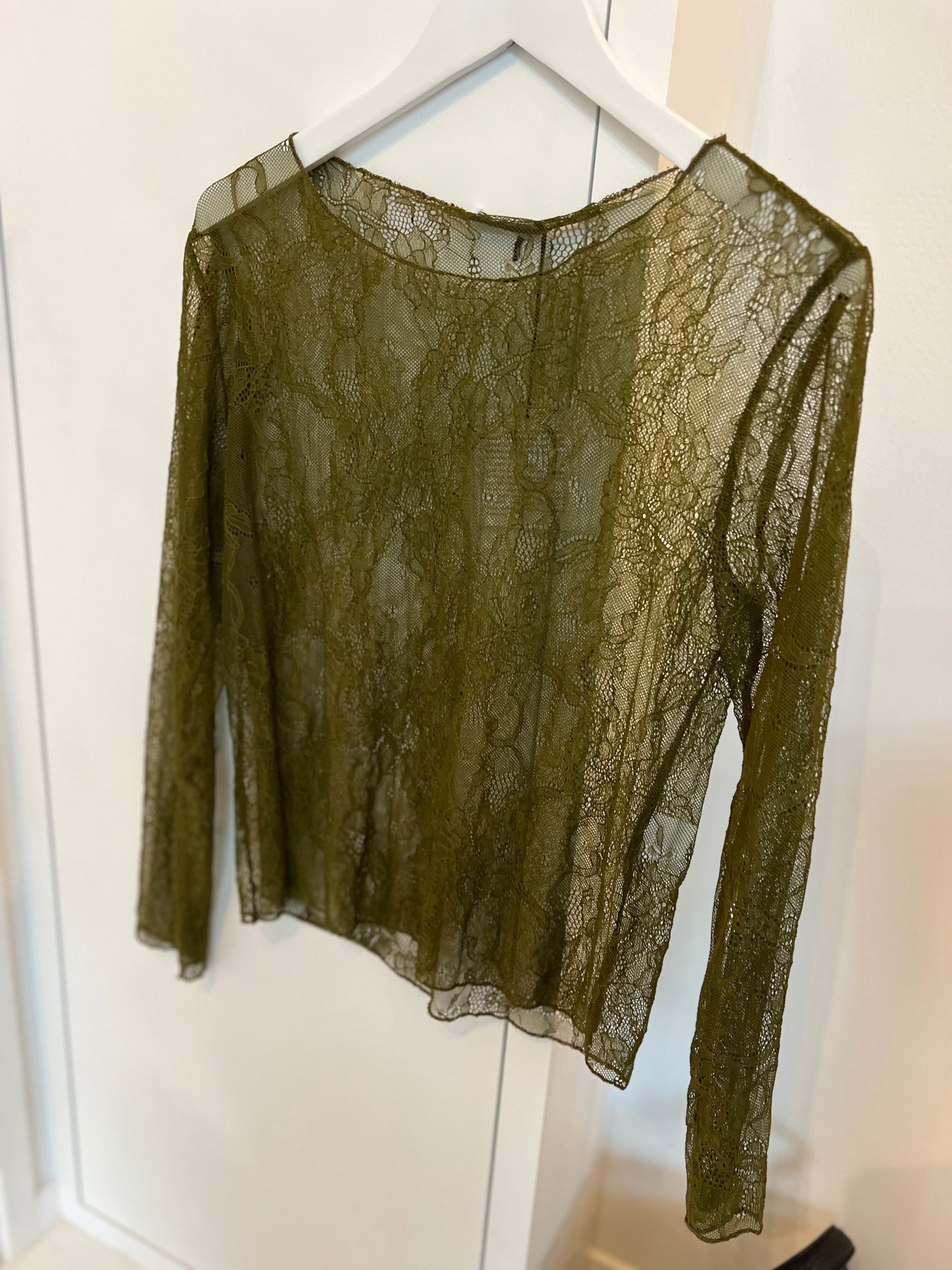 LACE TOP GREEN
