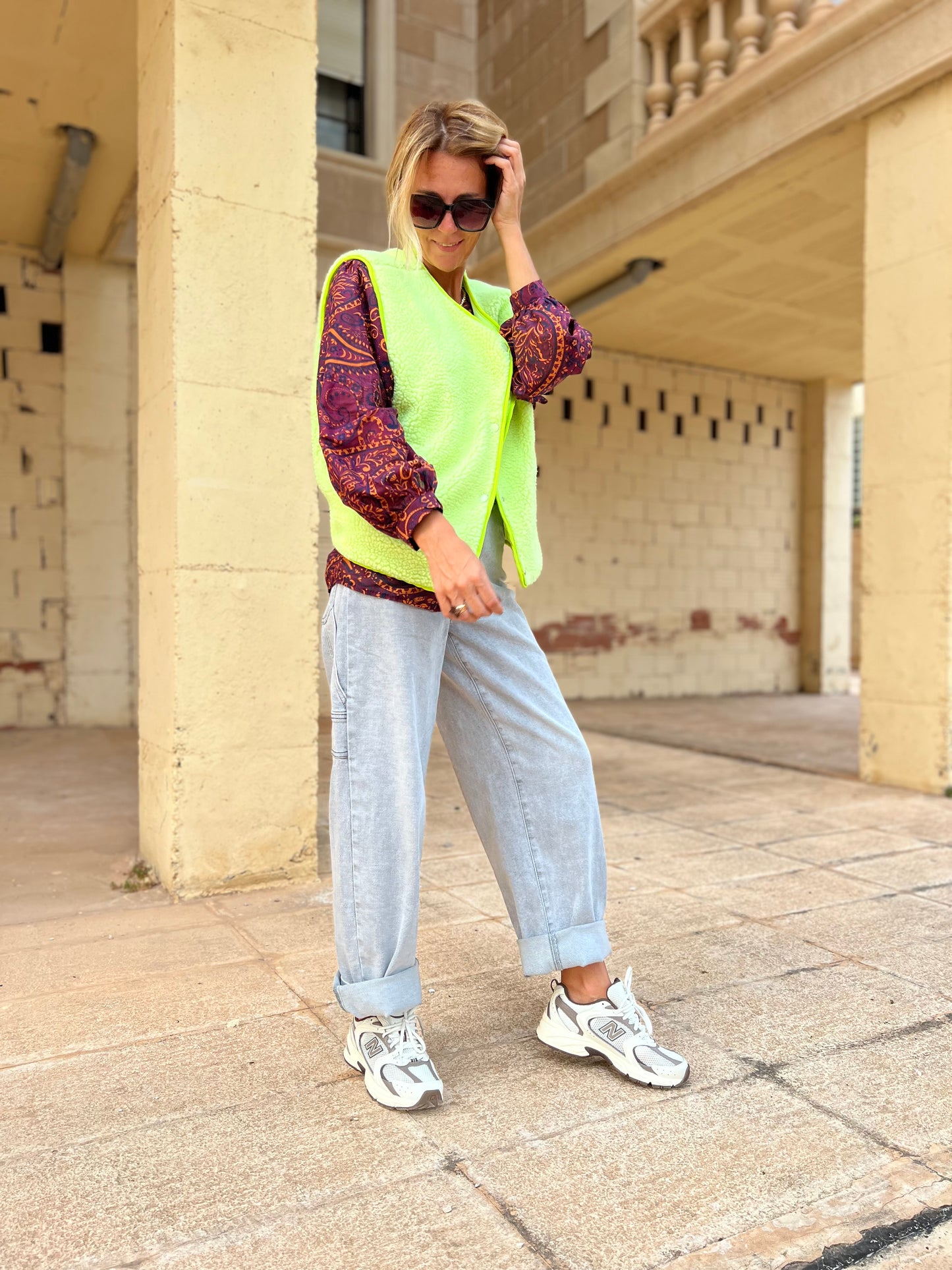 GILET FLUO GREEN
