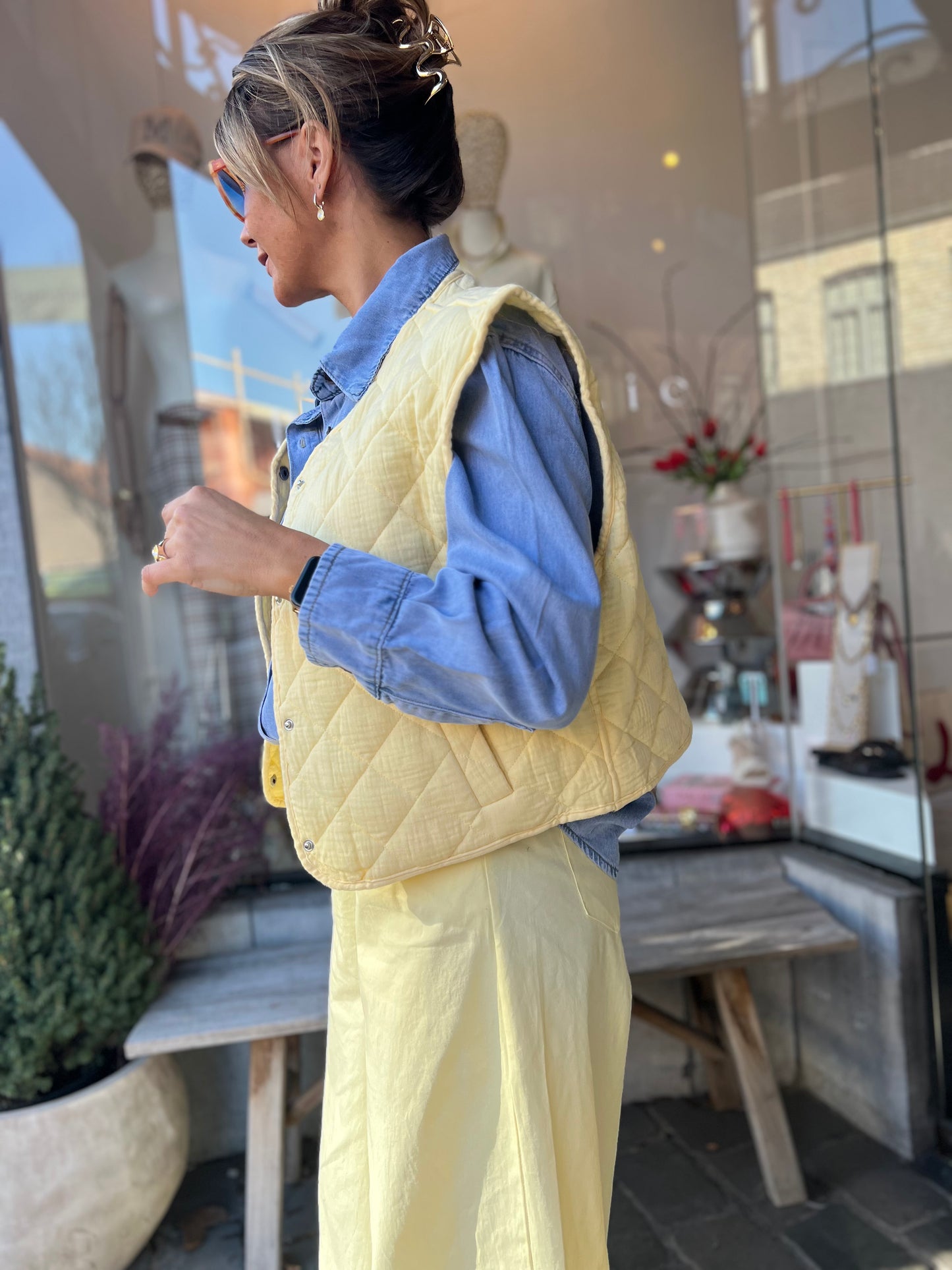 JAY GILET SOFTYELLOW