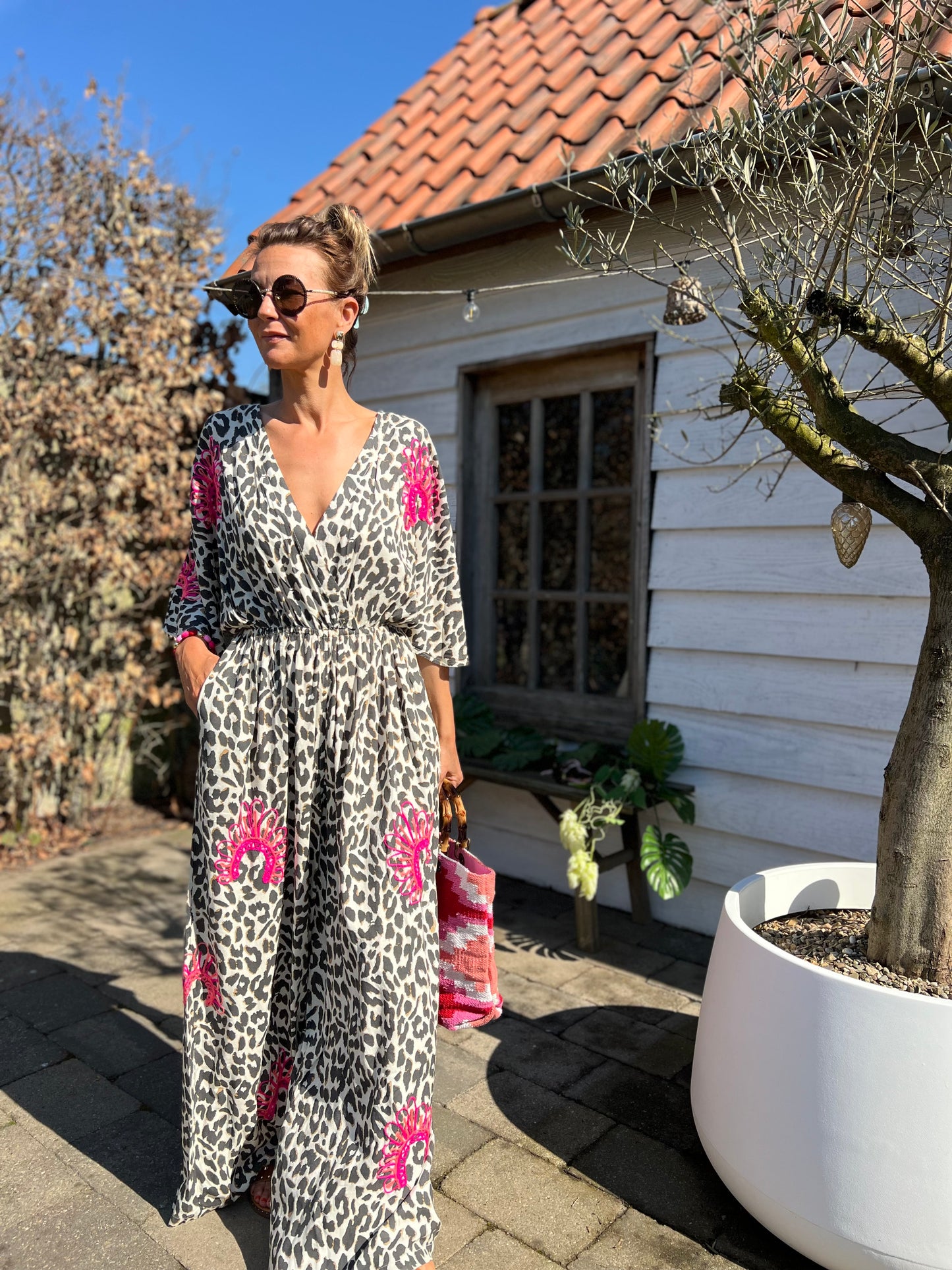 MILLIE LÉOPARD WIDE JUMPSUIT