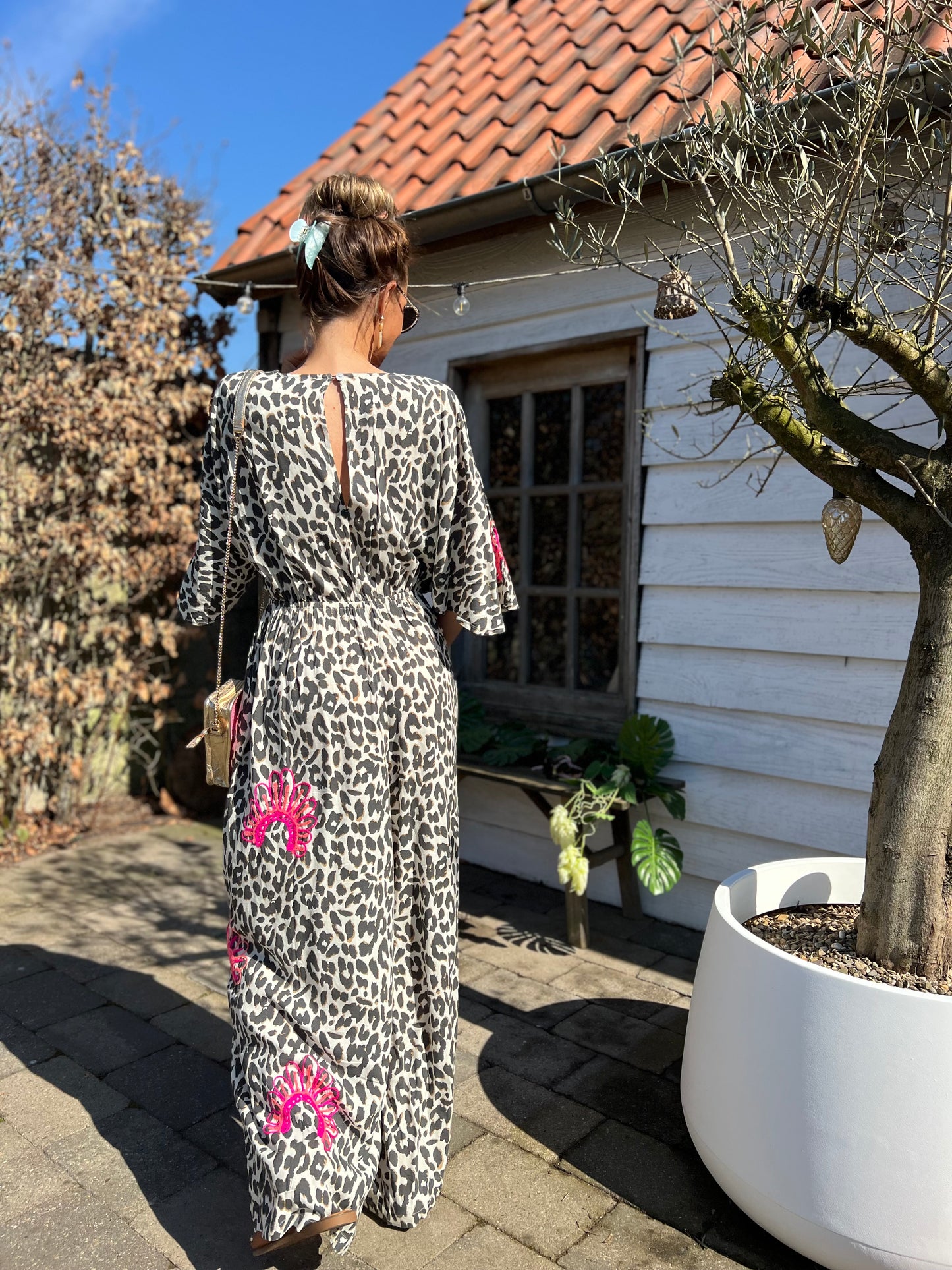 MILLIE LÉOPARD WIDE JUMPSUIT