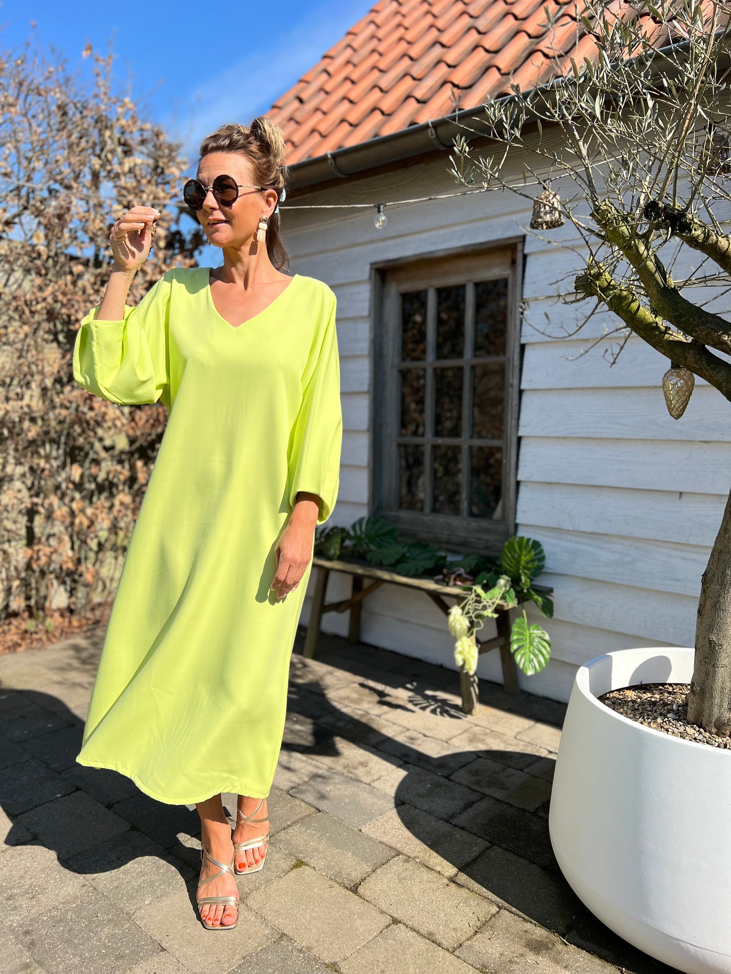 LIME GLOW DRESS