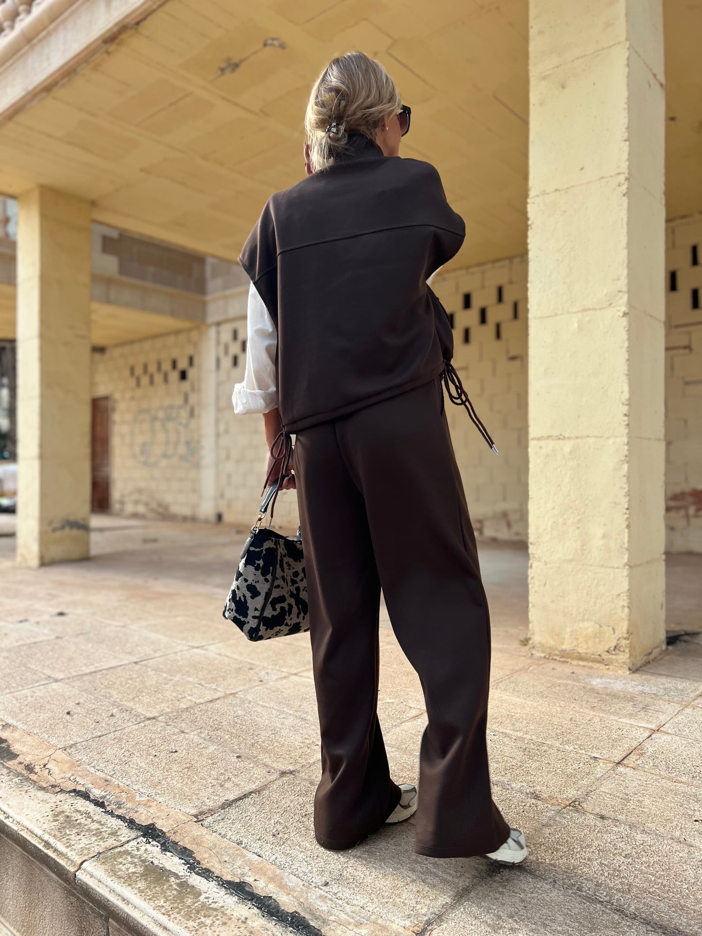 NELLY GILET BROWN