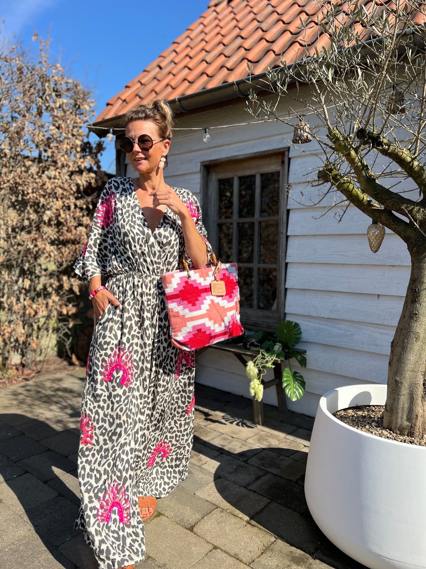 MILLIE LÉOPARD WIDE JUMPSUIT