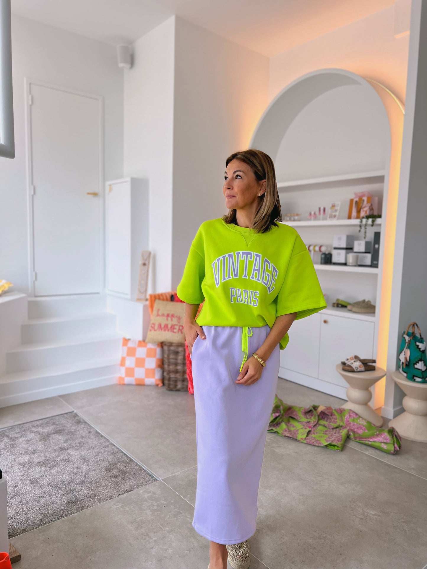 LUZ SKIRT SOFT LILA