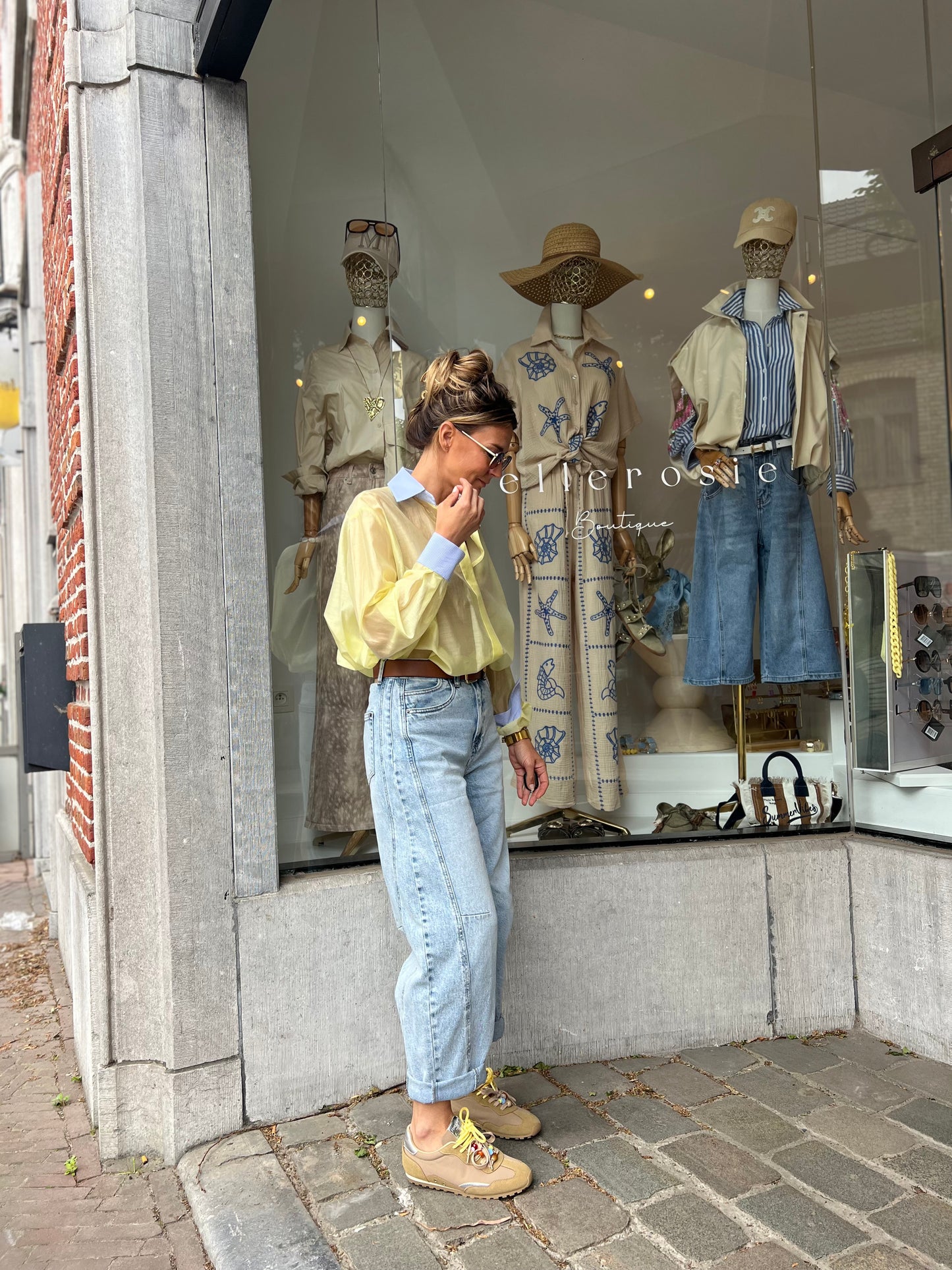 BLUE BREEZE BLOUSE