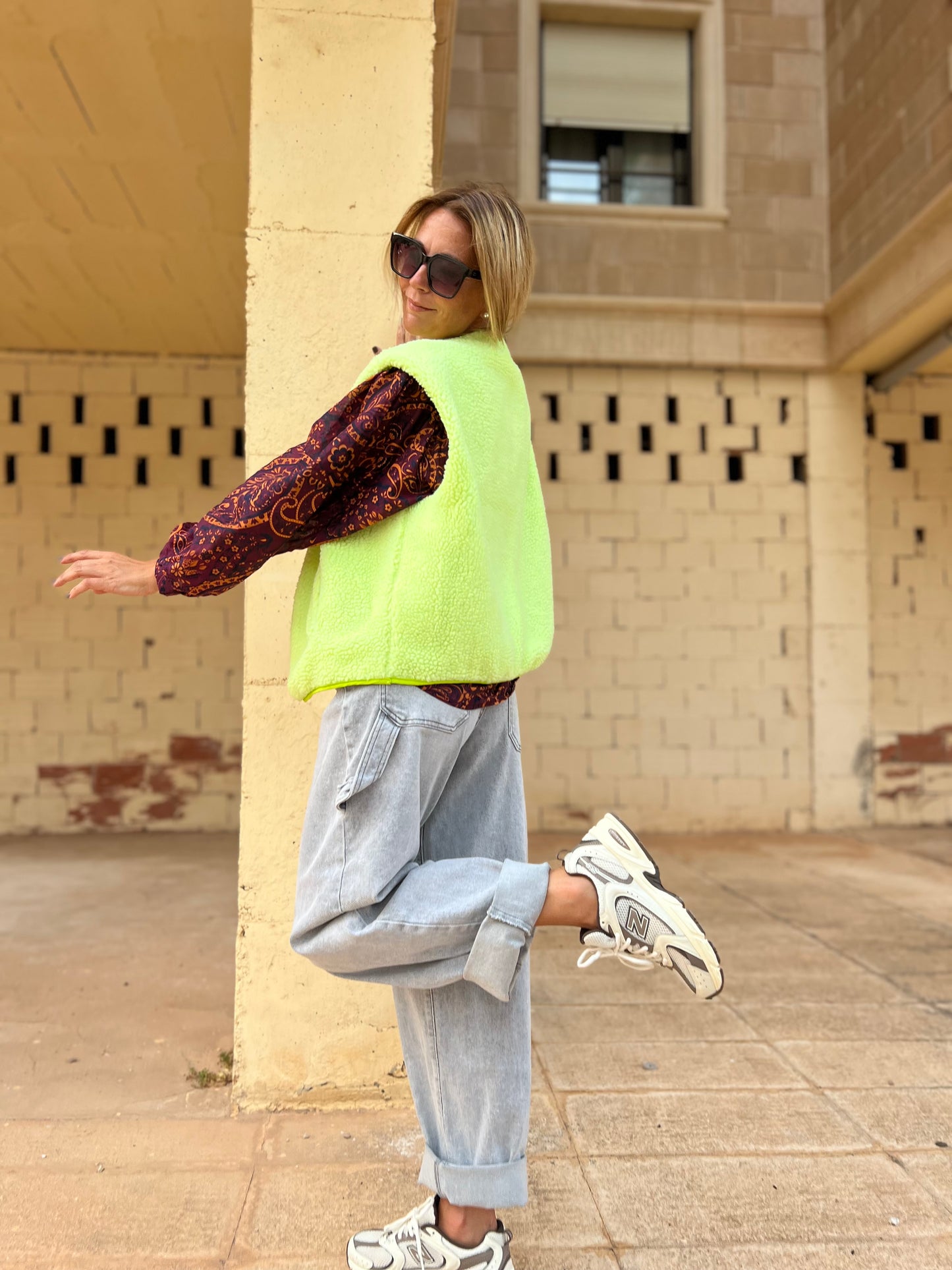 GILET FLUO GREEN