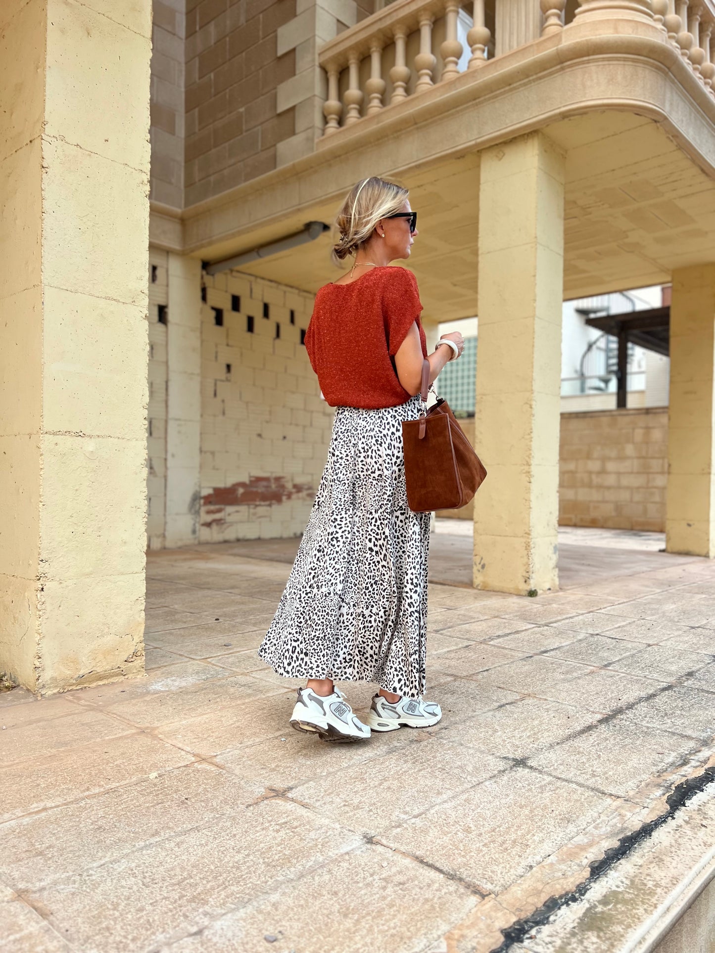 LUREX TOP COGNAC