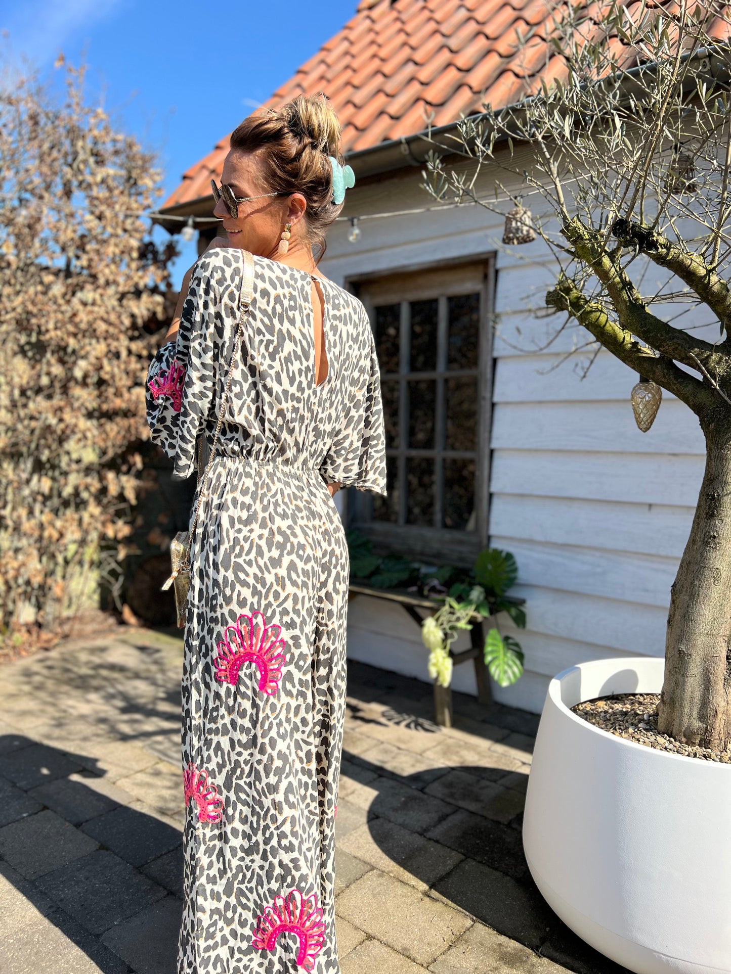 MILLIE LÉOPARD WIDE JUMPSUIT