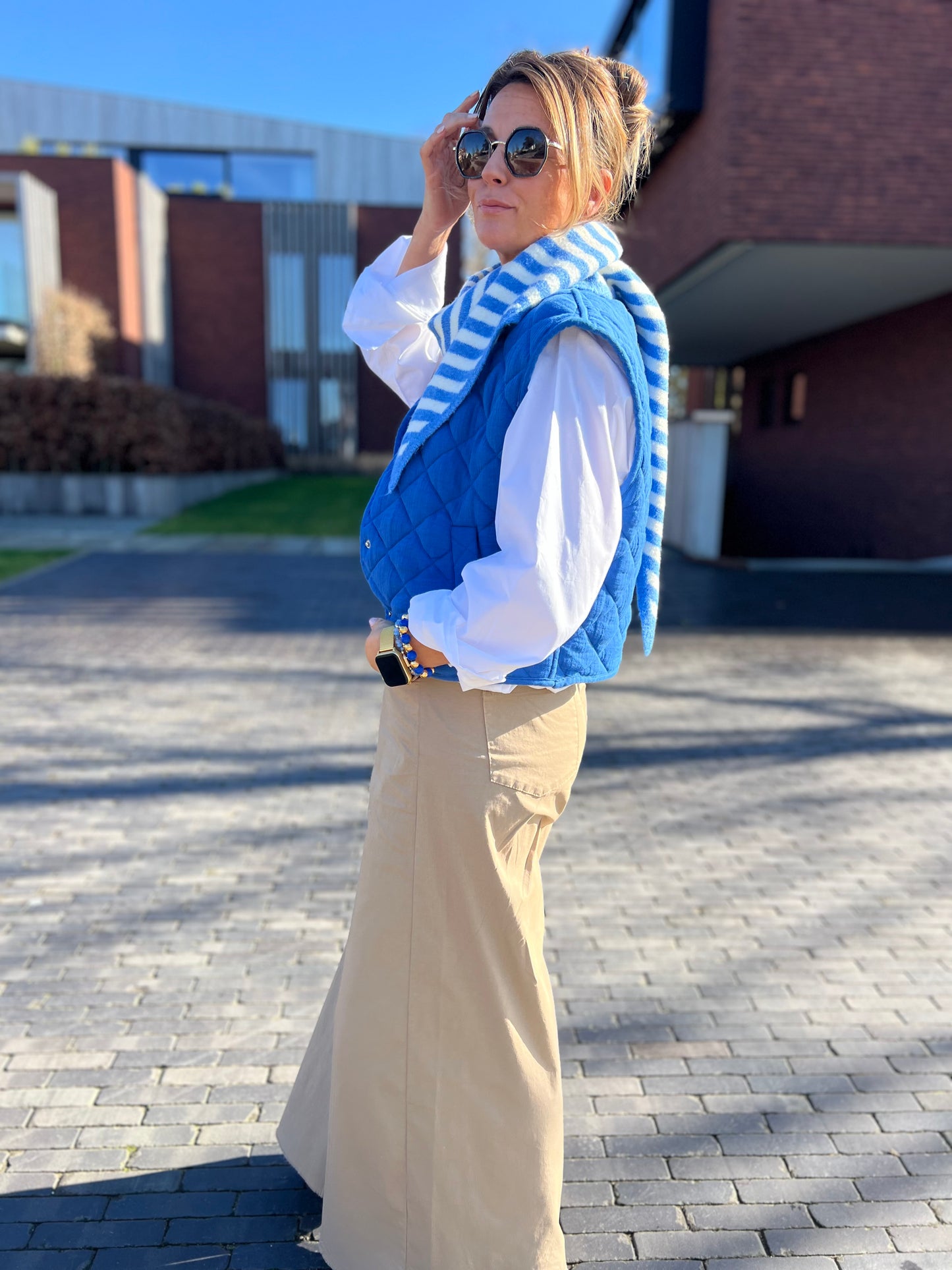 WIDE LEG PANTS CAMEL