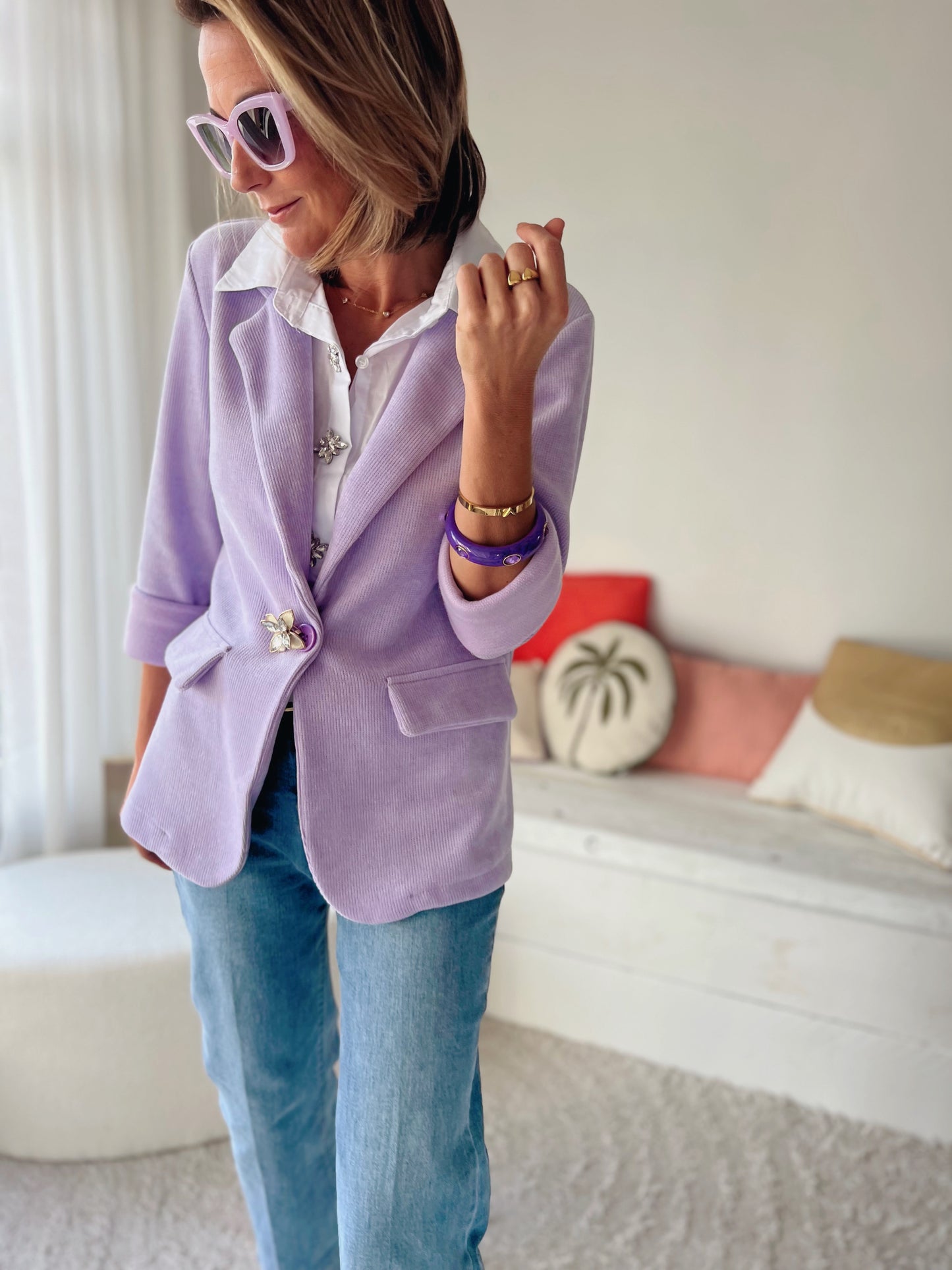ELIN BLAZER THE LILA