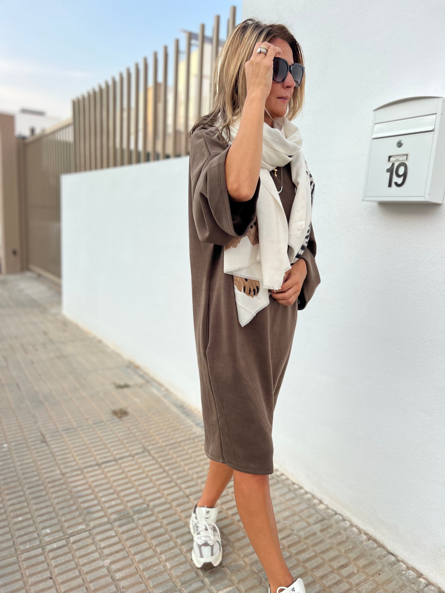 URBAN SOFTY MOCHA MIST DRESS